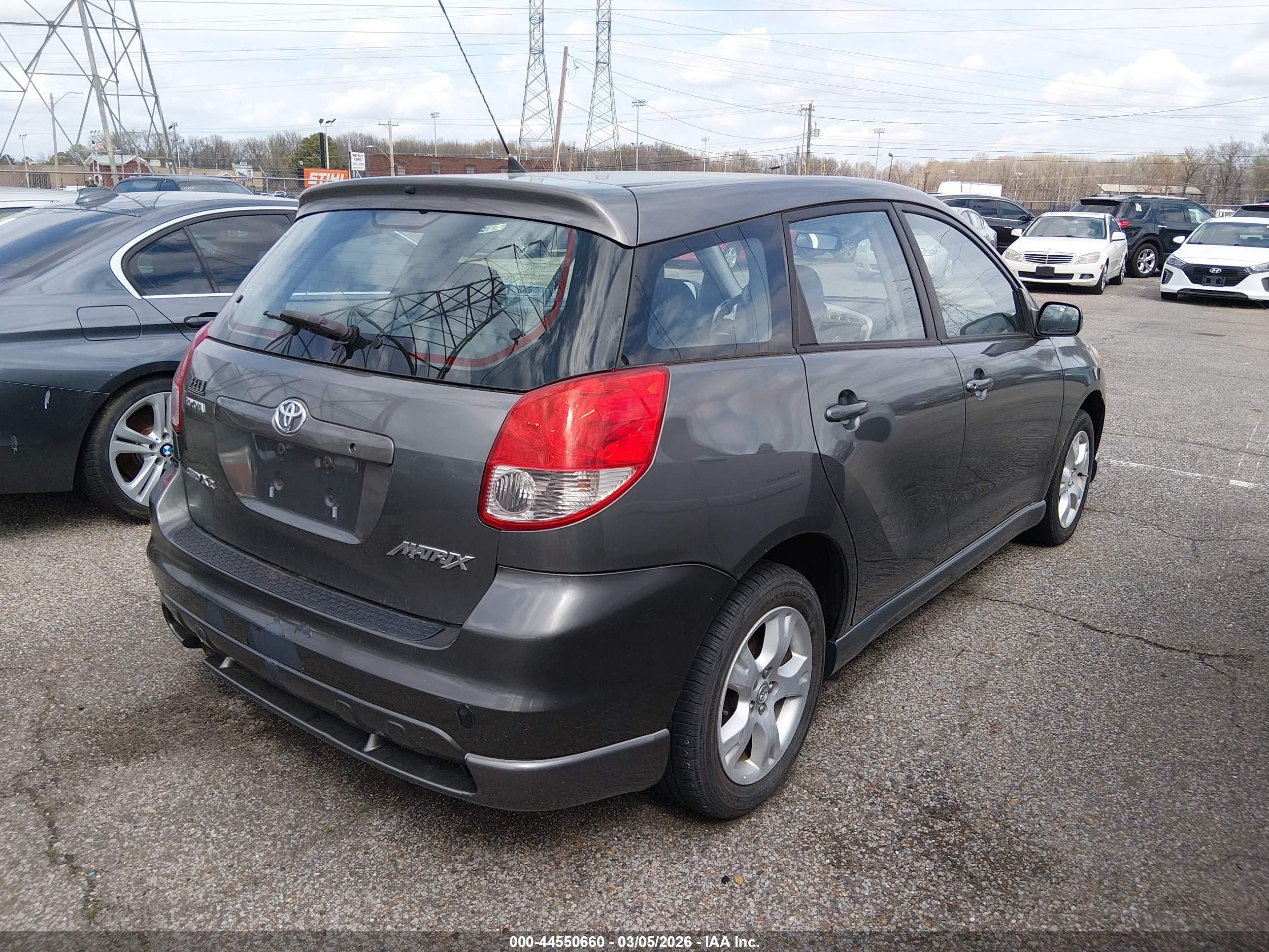 2004 Toyota Matrix Xr Gray vin: 2T1LR32E24C239266