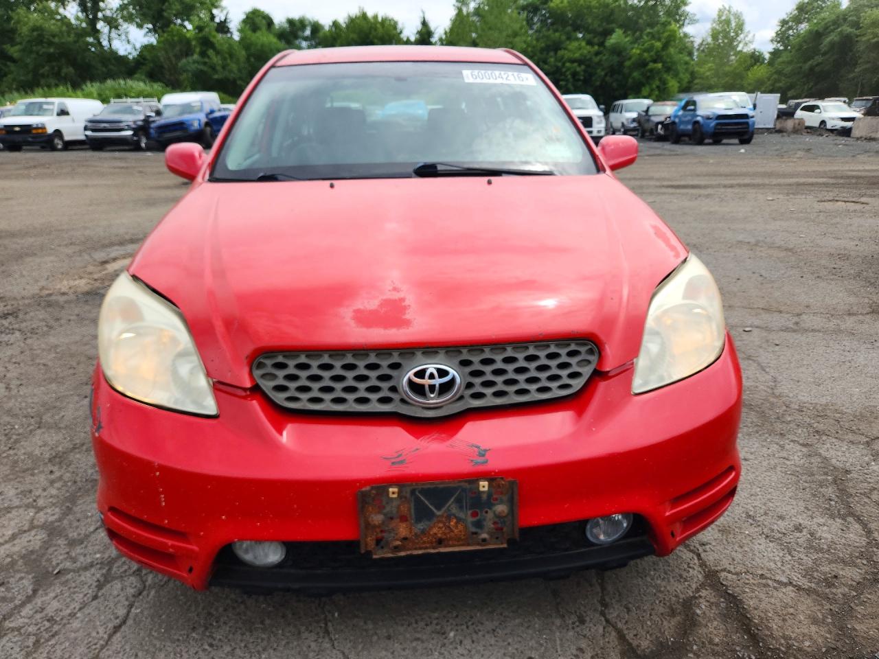 2004 Toyota Matrix Xr Красный vin: 2T1LR32E34C224078