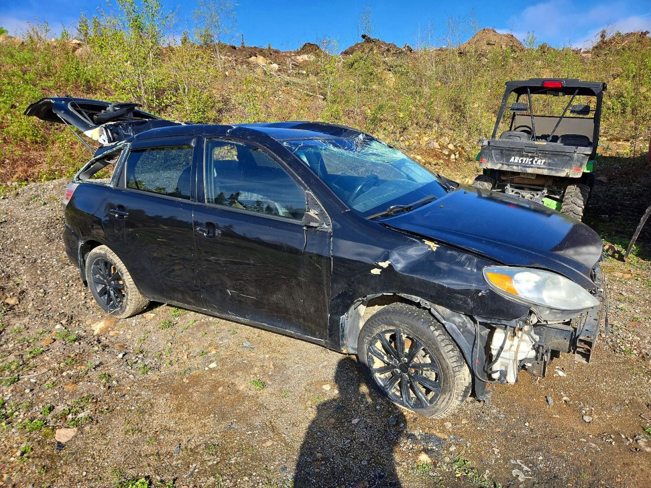 2004 Toyota Matrix Base Black vin: 2T1LR32E34C814667