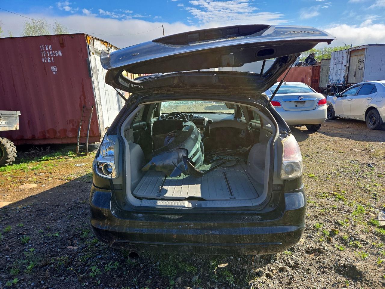 2004 Toyota Matrix Base Black vin: 2T1LR32E34C814667
