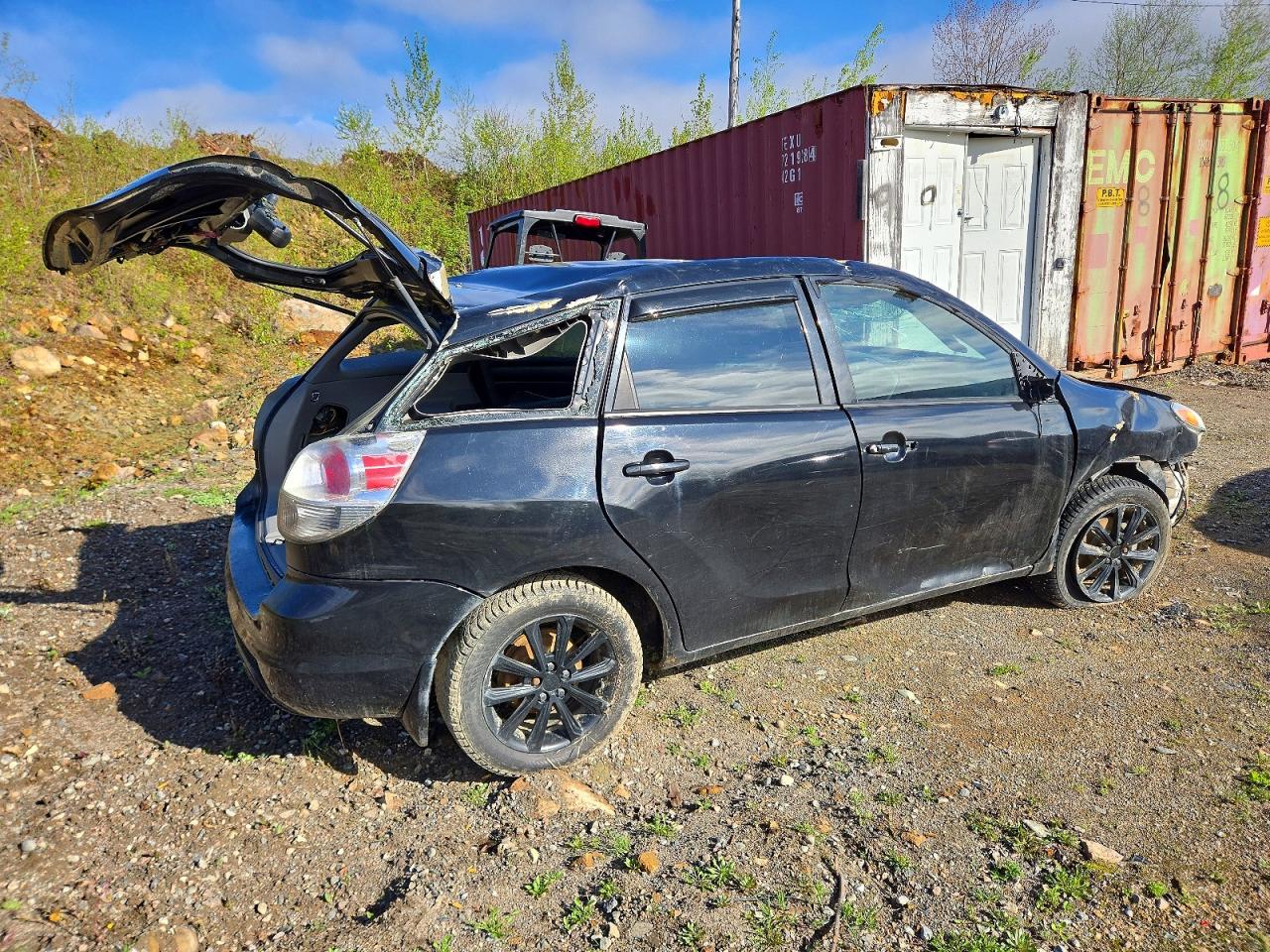 2004 Toyota Matrix Base Black vin: 2T1LR32E34C814667