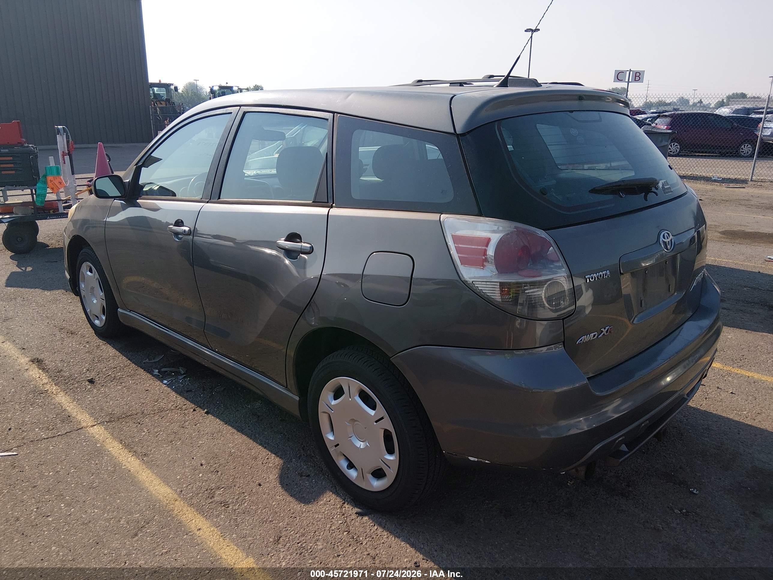 2005 Toyota Matrix Xr Серый vin: 2T1LR32E35C397021