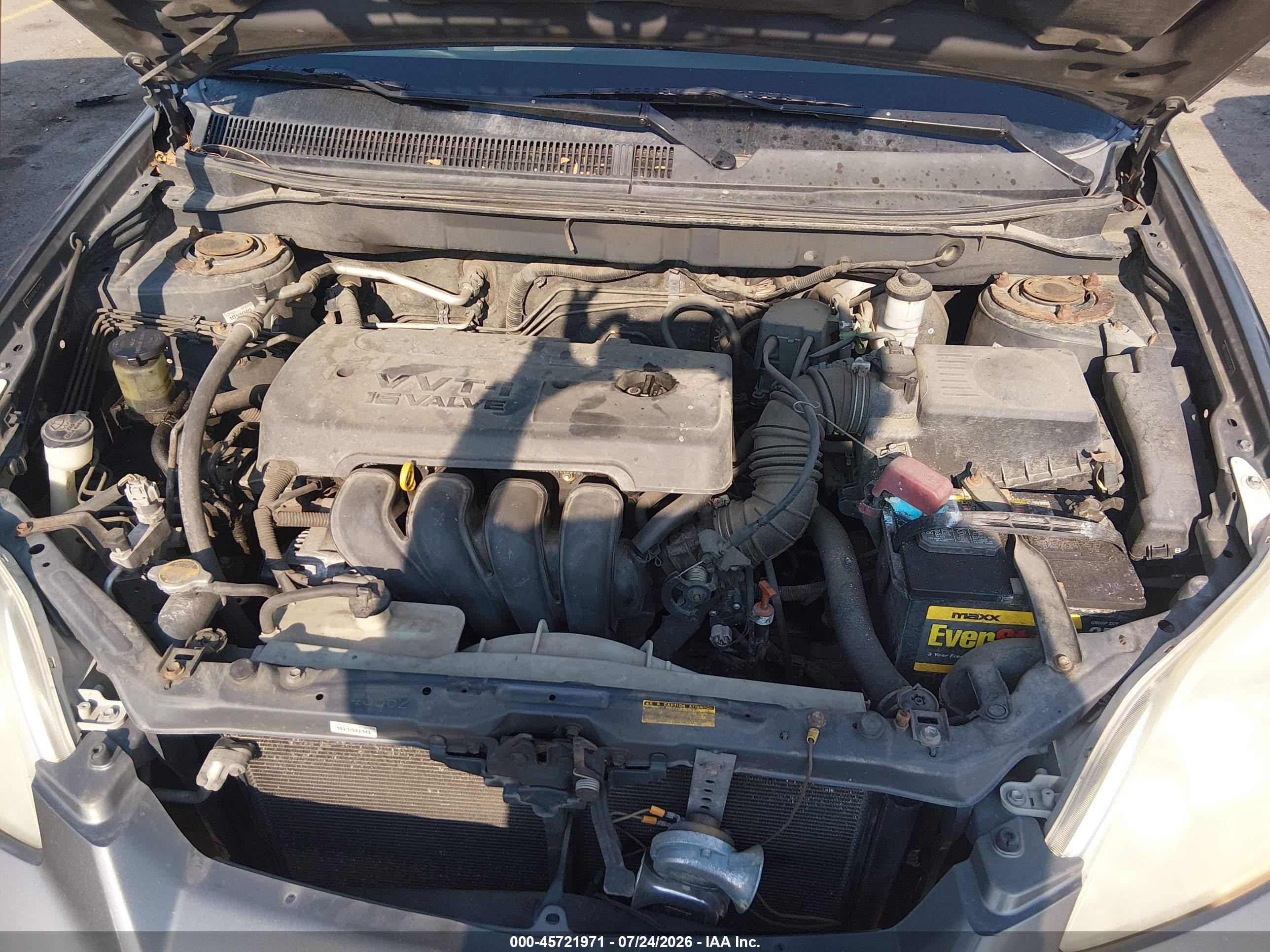 2005 Toyota Matrix Xr Серый vin: 2T1LR32E35C397021