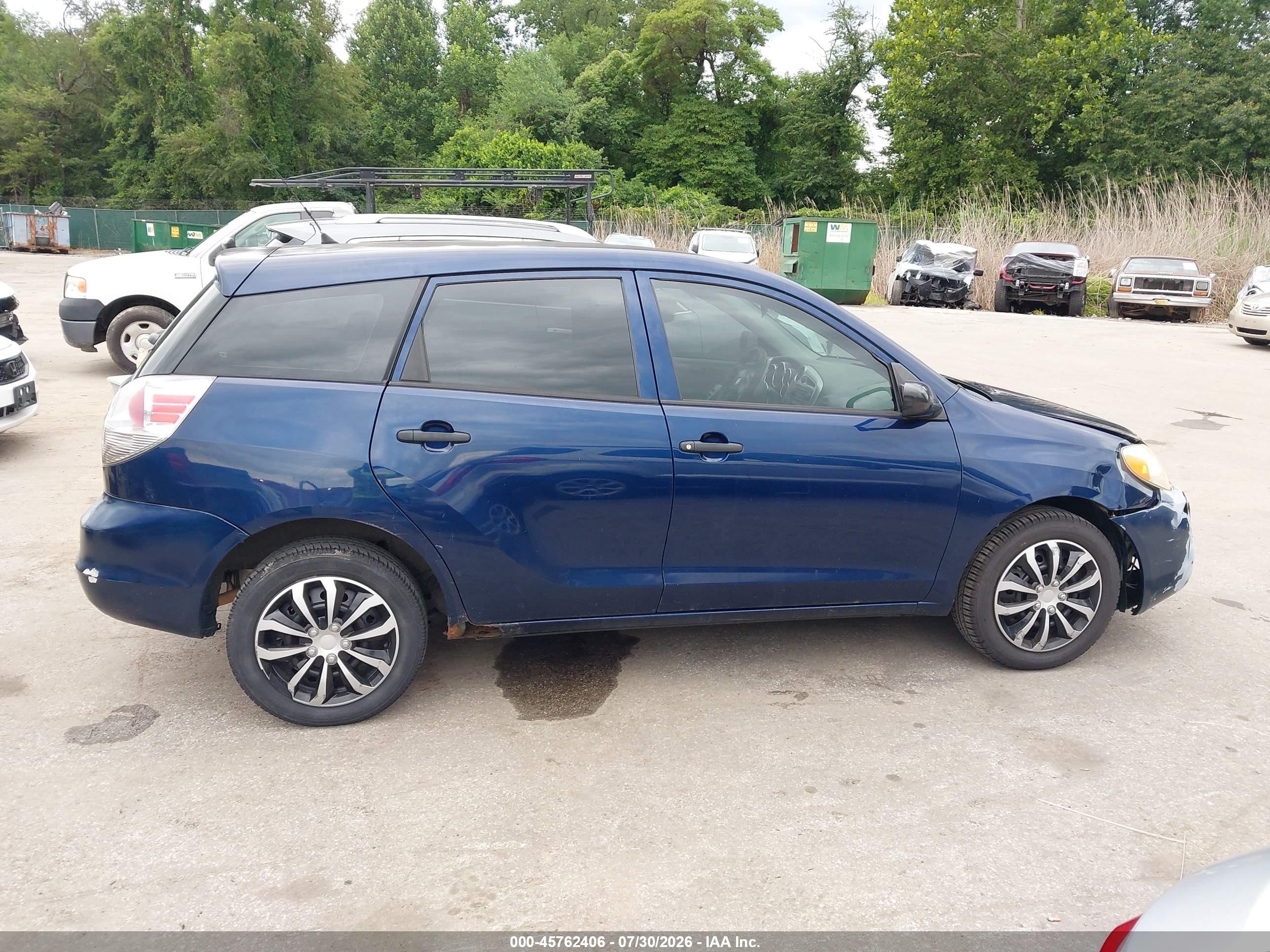 2005 Toyota Matrix   Синий vin: 2T1LR32E35C411161