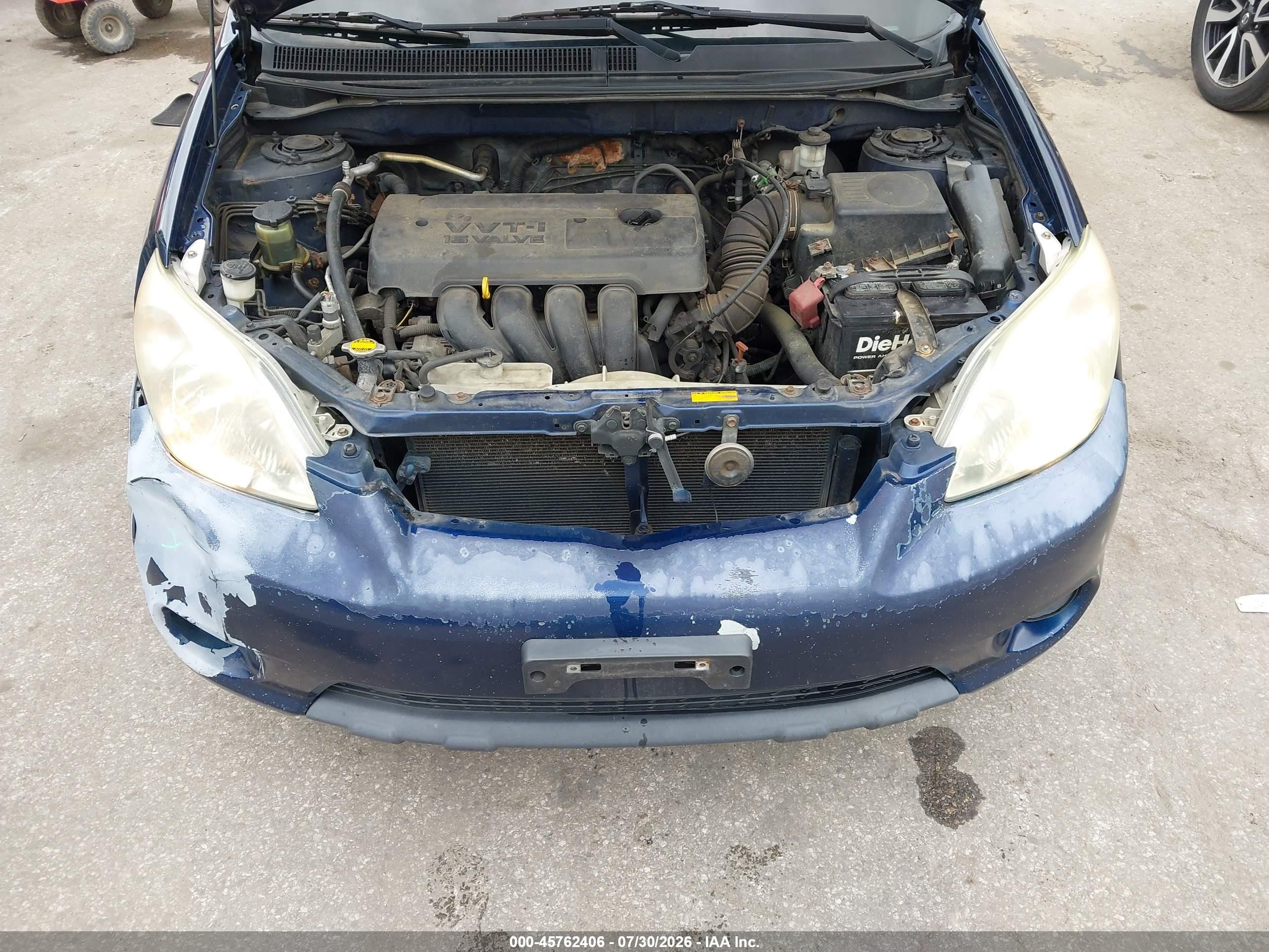 2005 Toyota Matrix   Синий vin: 2T1LR32E35C411161