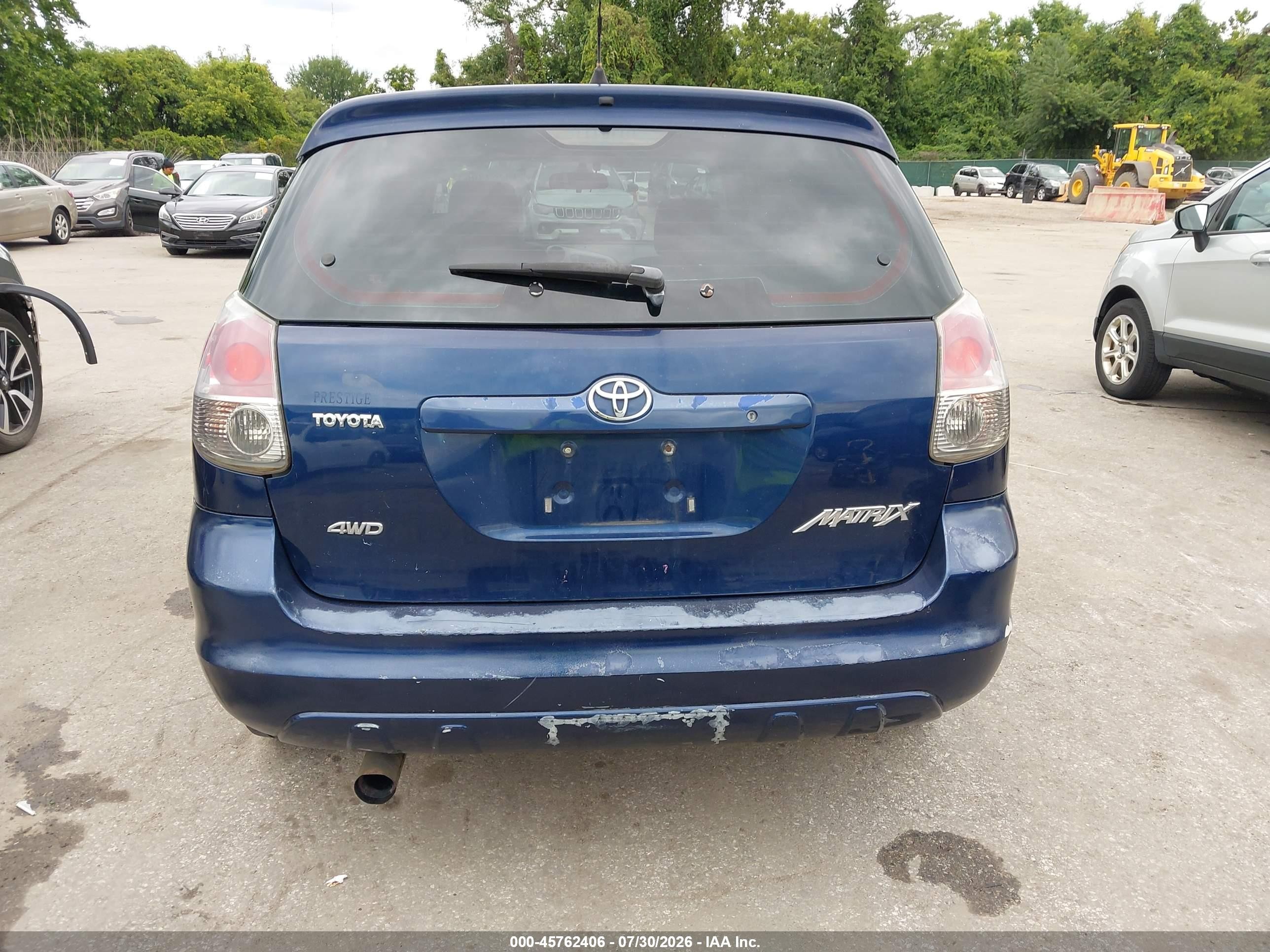 2005 Toyota Matrix   Синий vin: 2T1LR32E35C411161