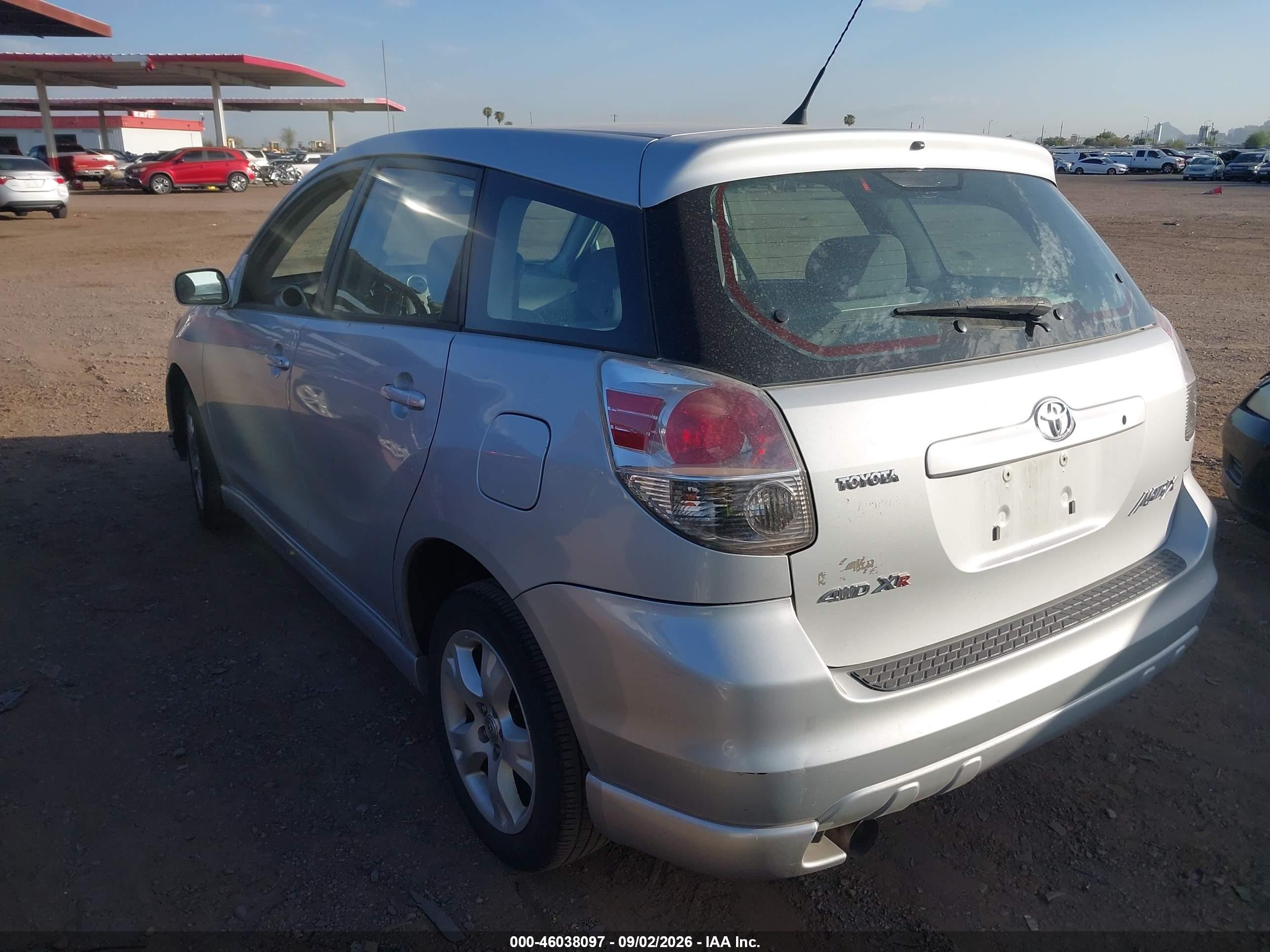 2006 Toyota Matrix Xr Silver vin: 2T1LR32E36C558372