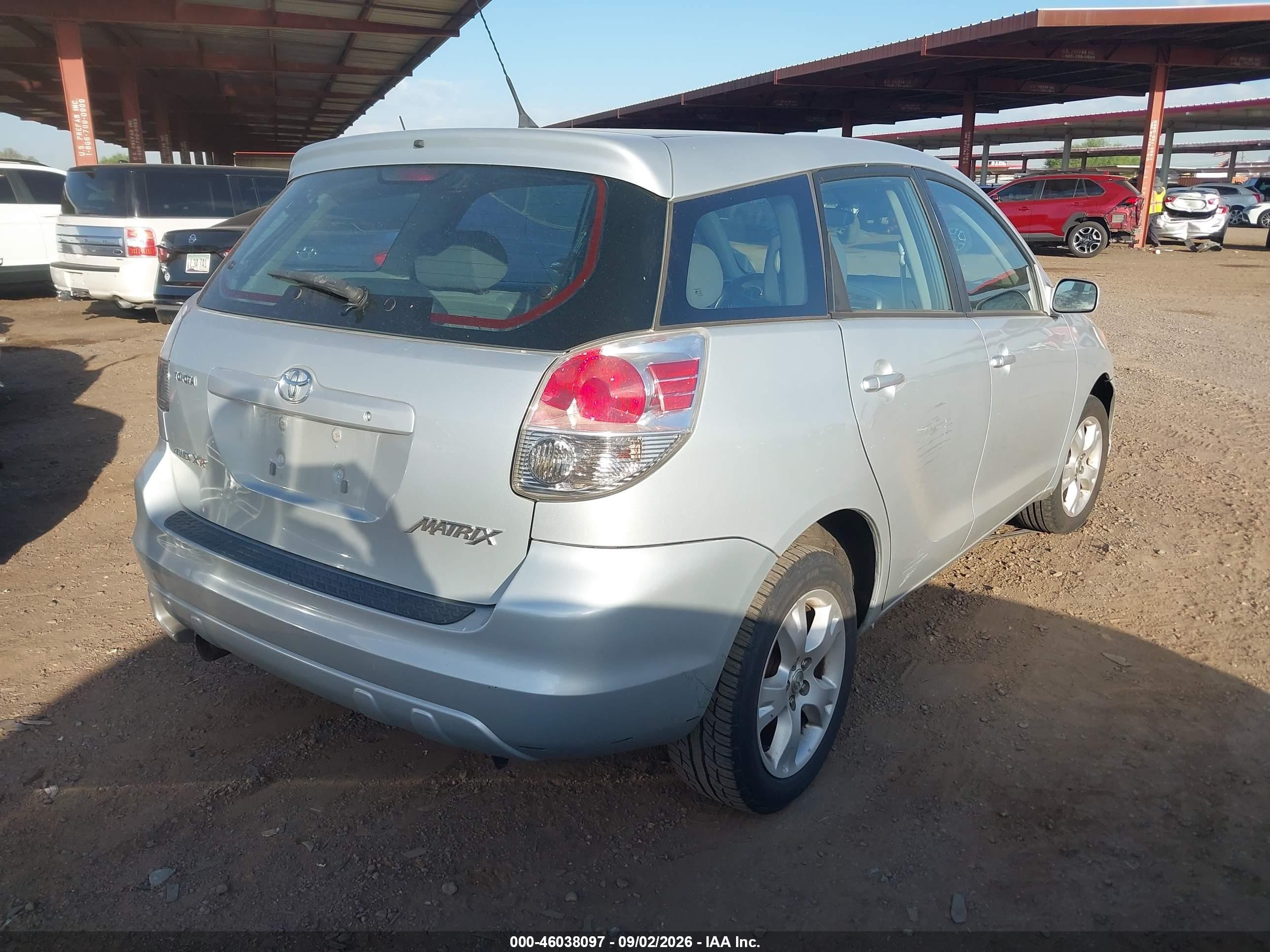 2006 Toyota Matrix Xr Silver vin: 2T1LR32E36C558372