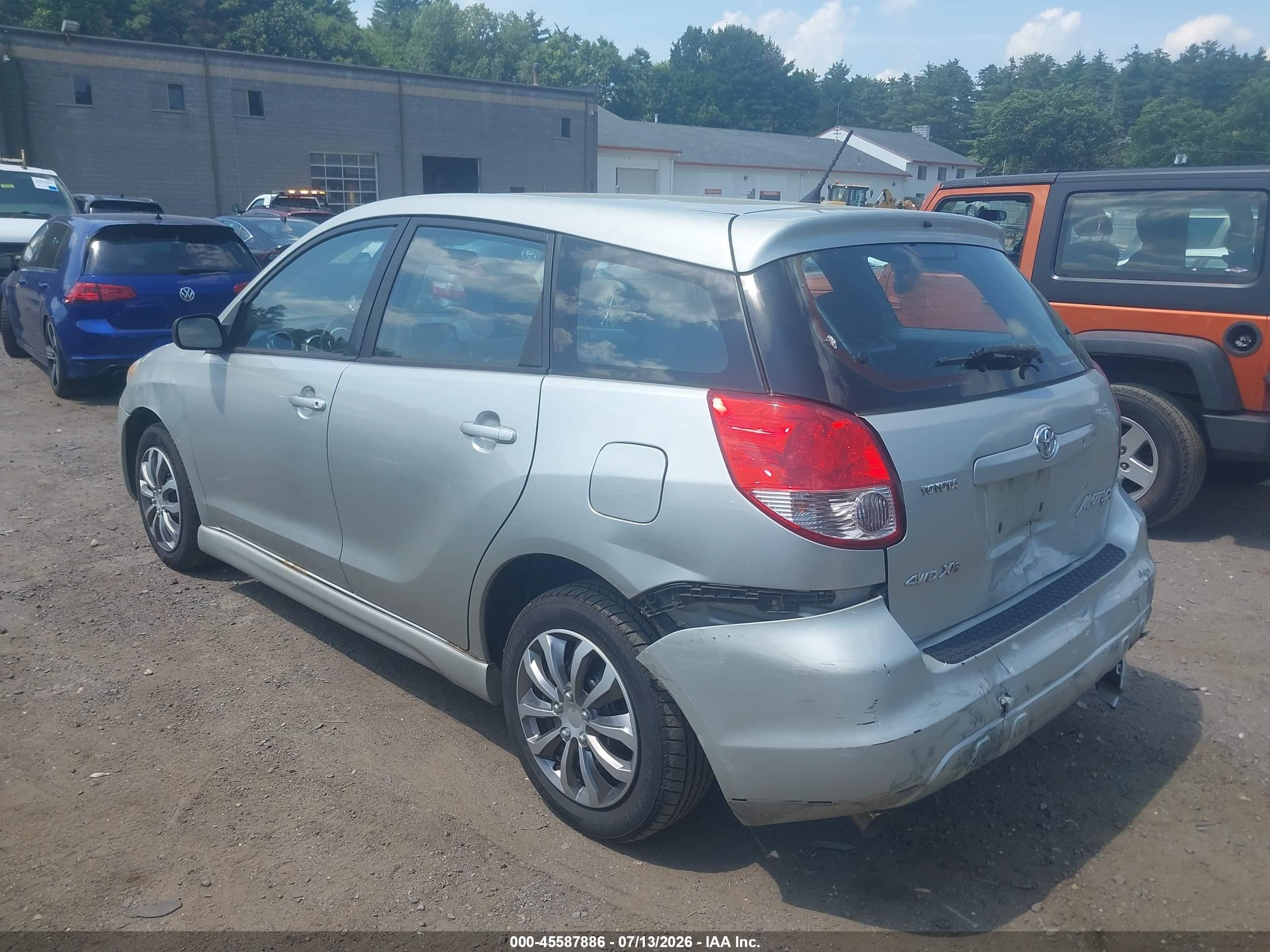 2004 Toyota Matrix Xr Silver vin: 2T1LR32E54C218458