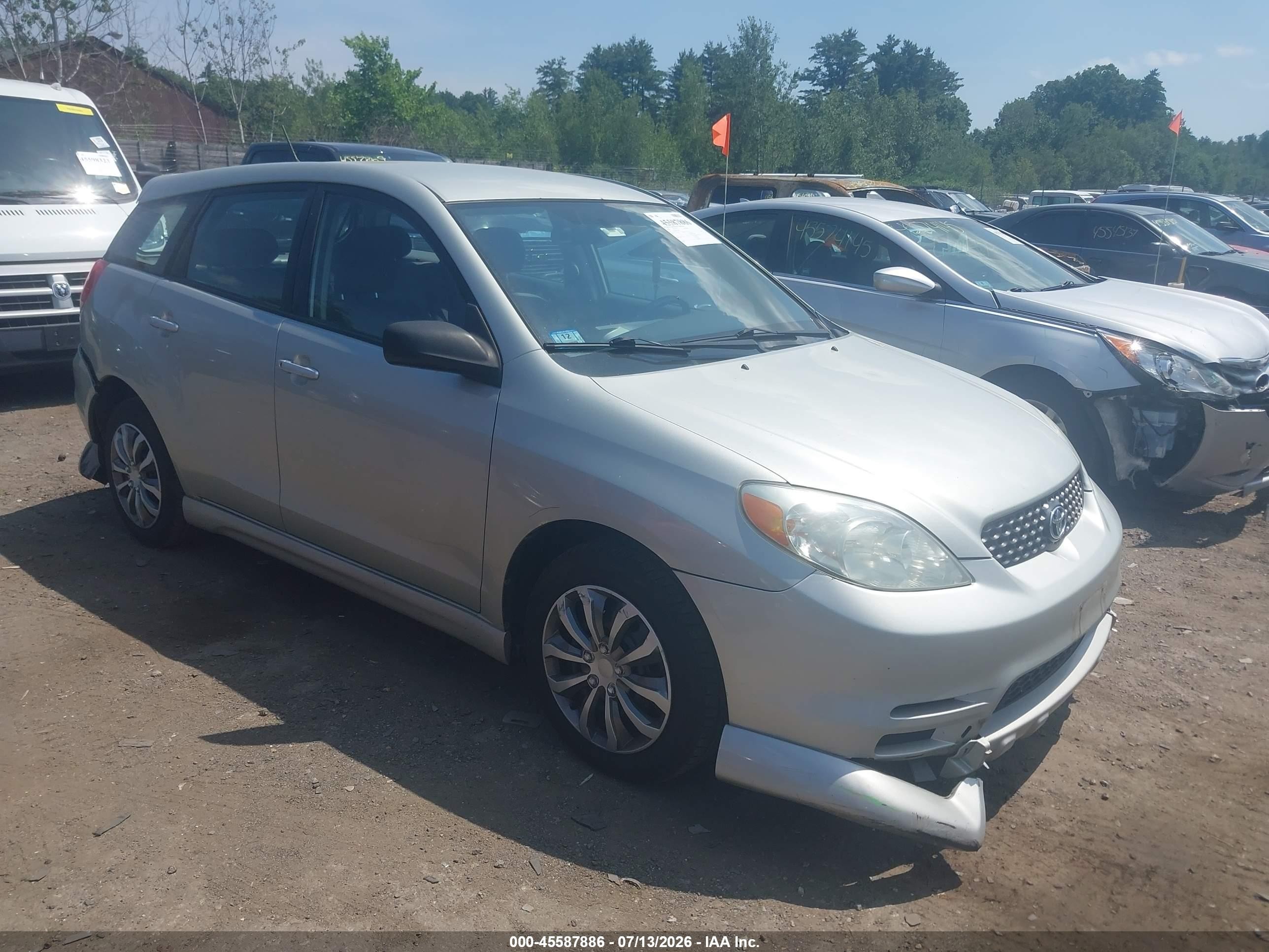 2004 Toyota Matrix Xr Silver vin: 2T1LR32E54C218458