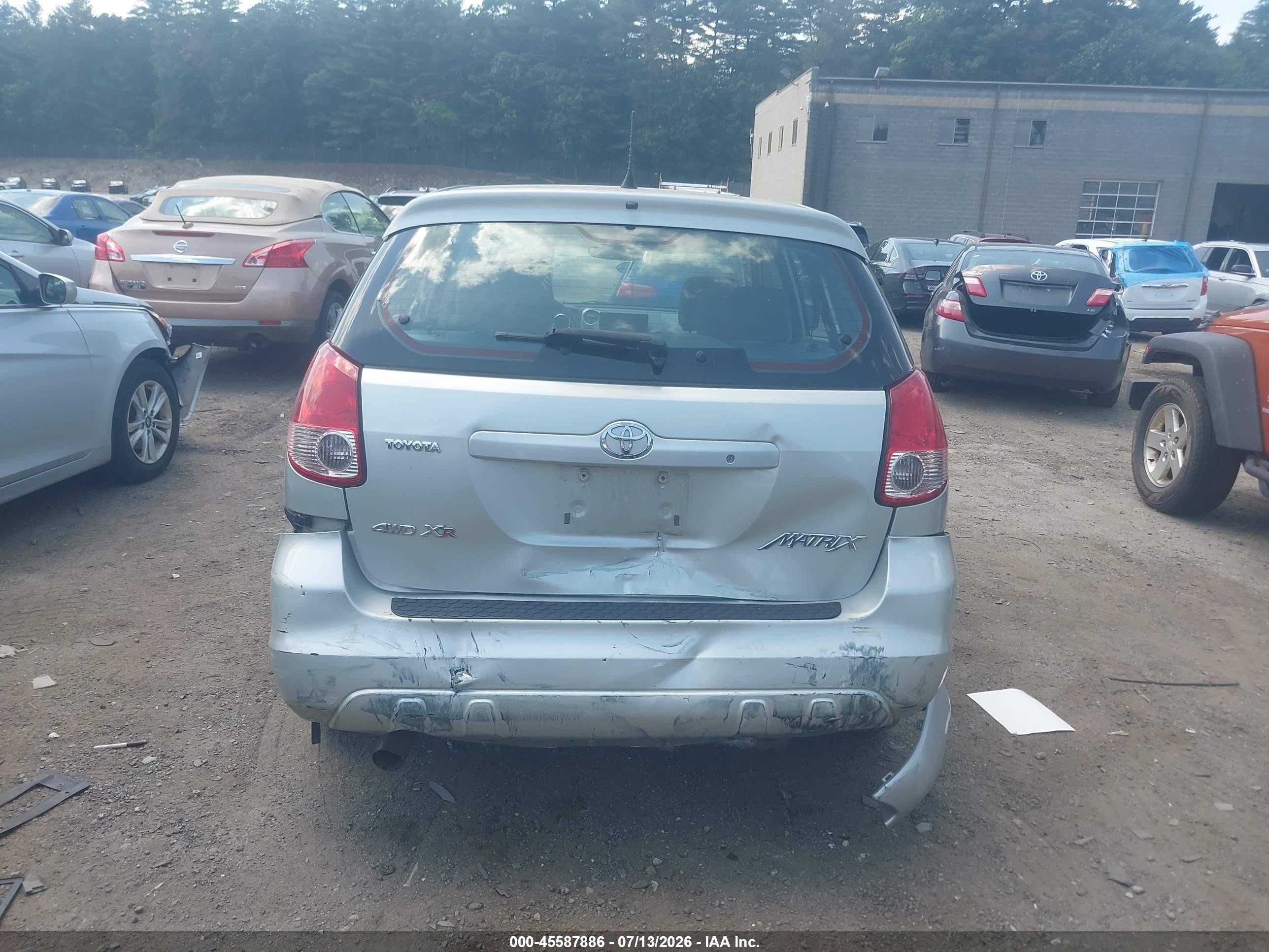 2004 Toyota Matrix Xr Silver vin: 2T1LR32E54C218458