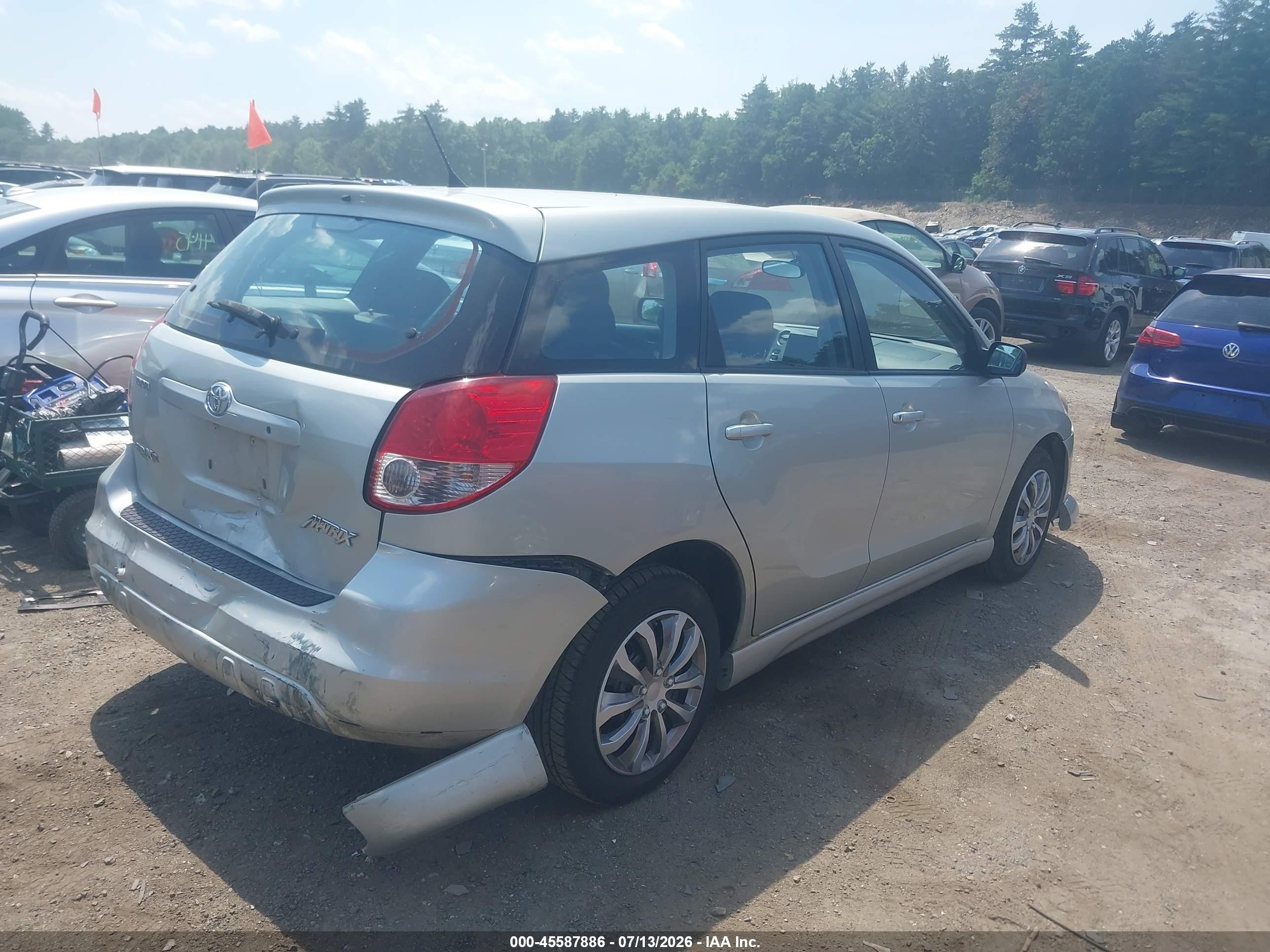 2004 Toyota Matrix Xr Silver vin: 2T1LR32E54C218458