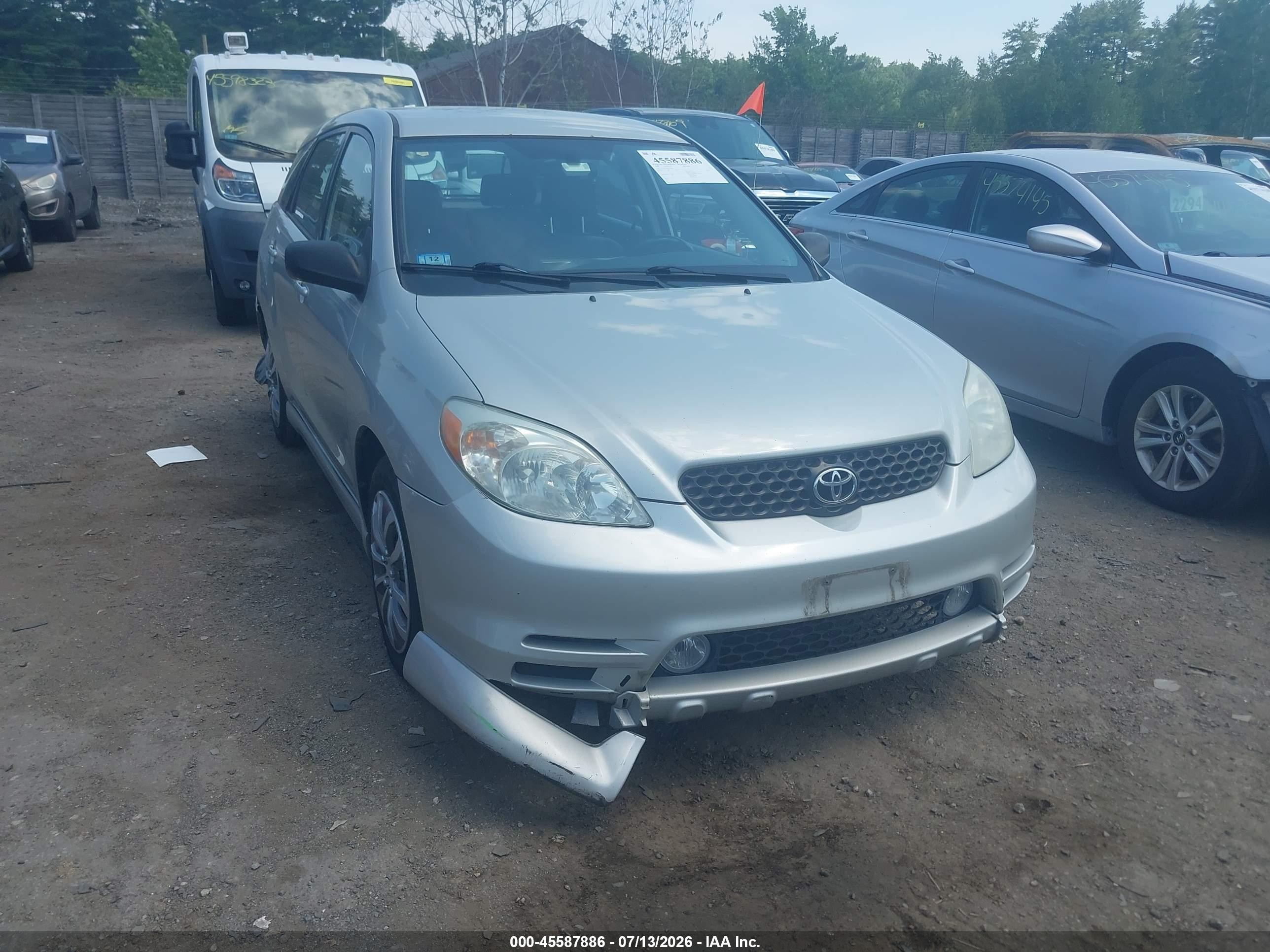 2004 Toyota Matrix Xr Silver vin: 2T1LR32E54C218458