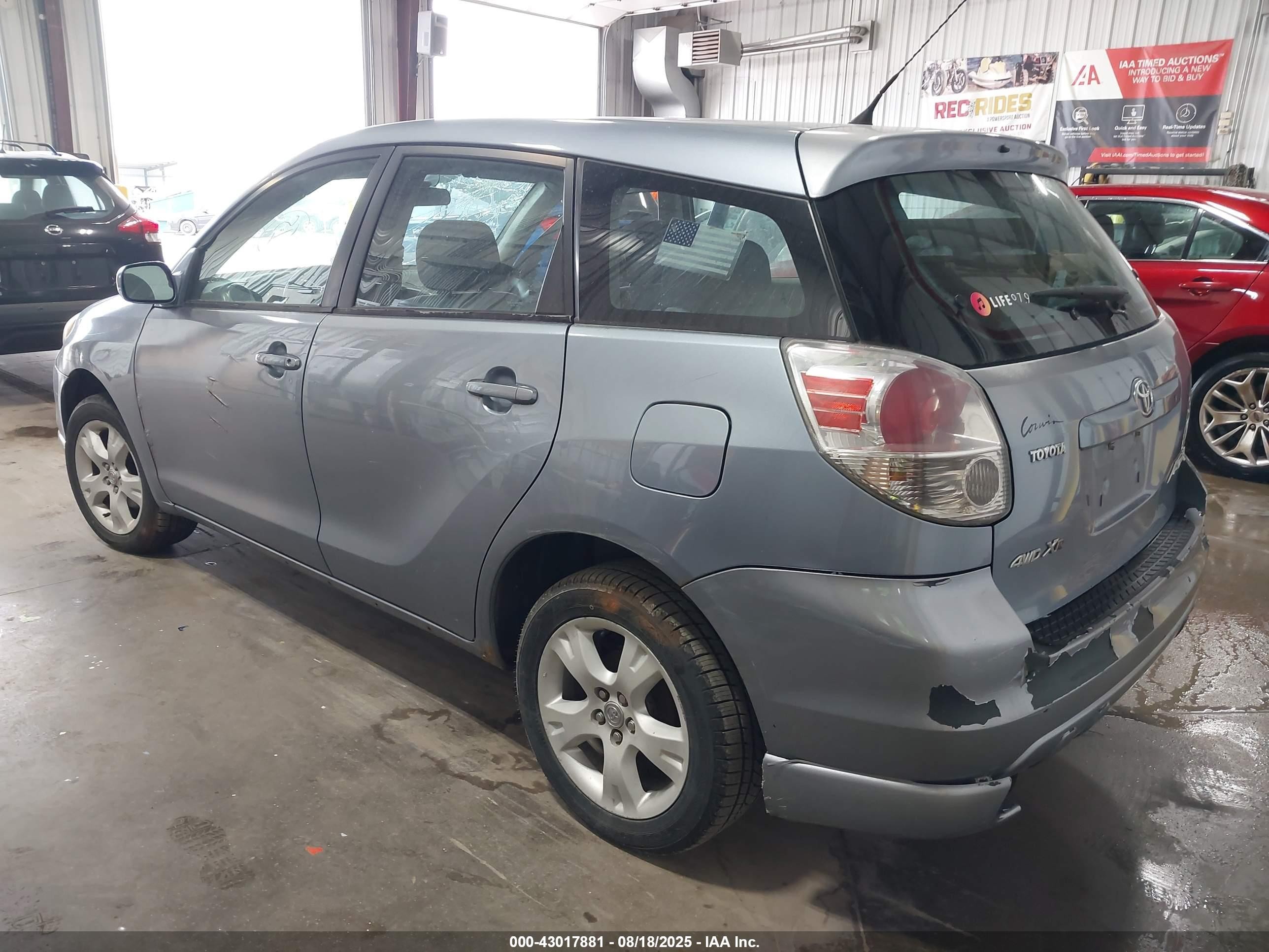 2005 Toyota Matrix Xr Синий vin: 2T1LR32E65C376485