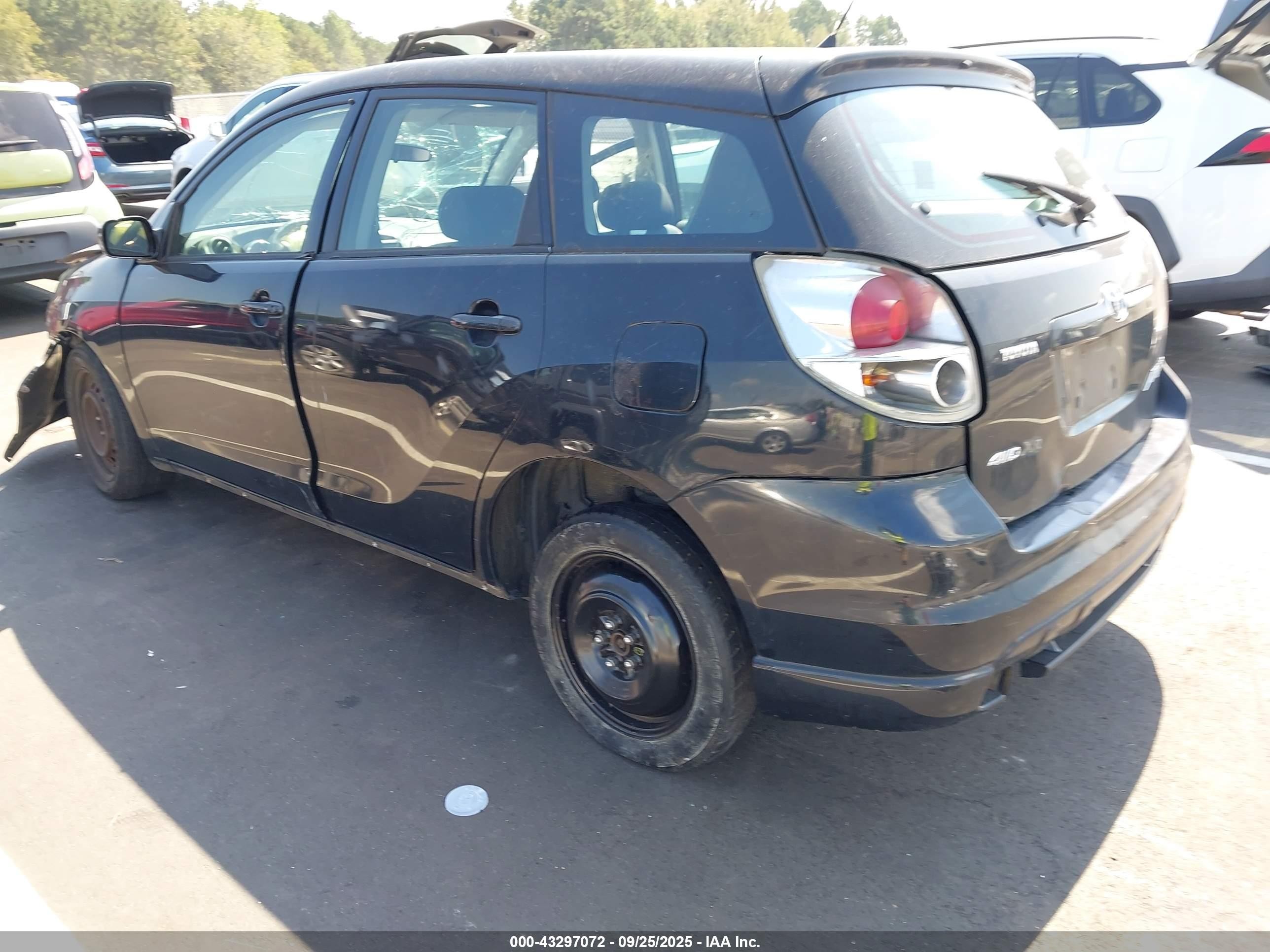 2005 Toyota Matrix Xr Black vin: 2T1LR32E65C424700