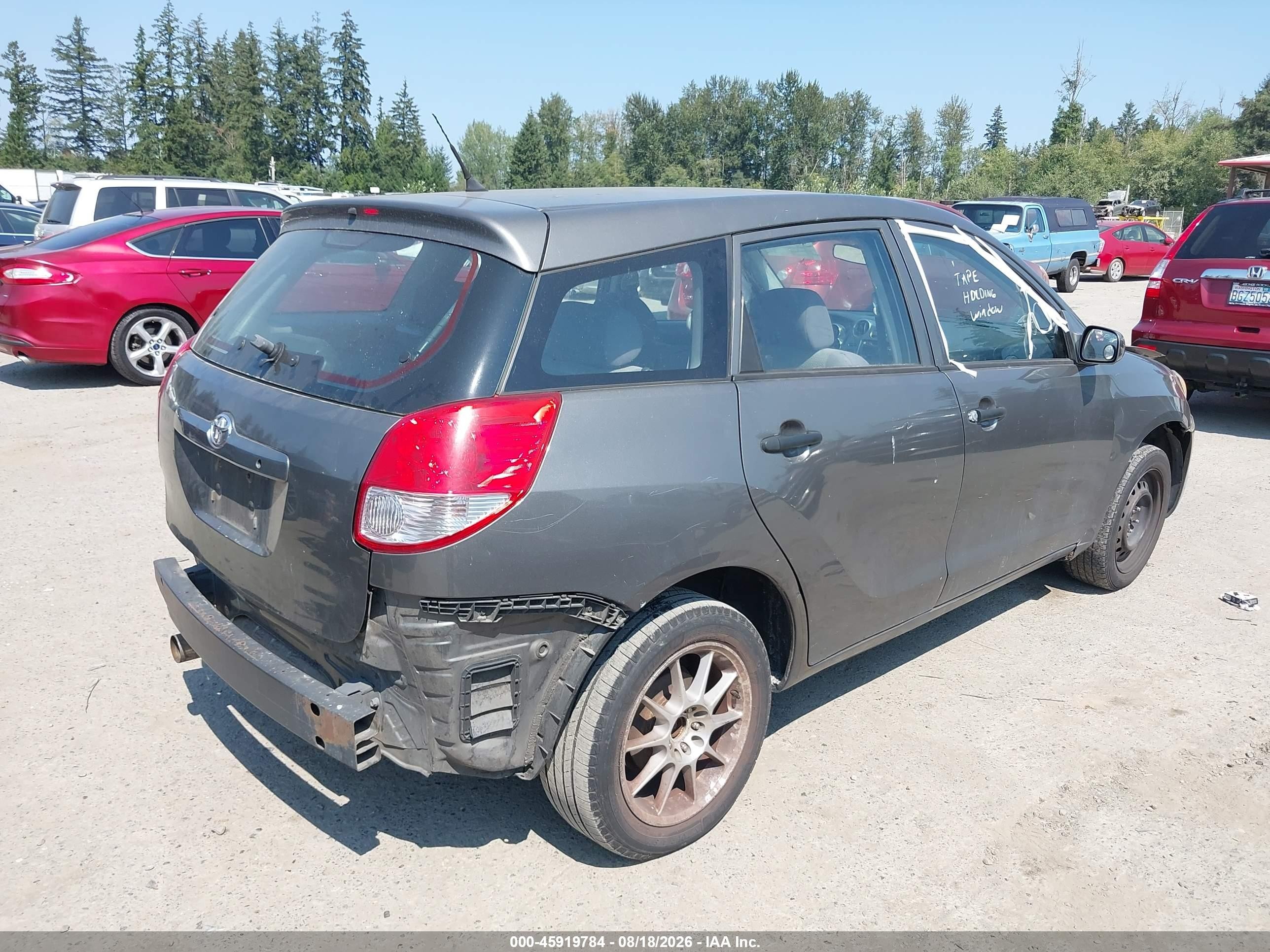 2004 Toyota Matrix Standard Gray vin: 2T1LR32E74C261599