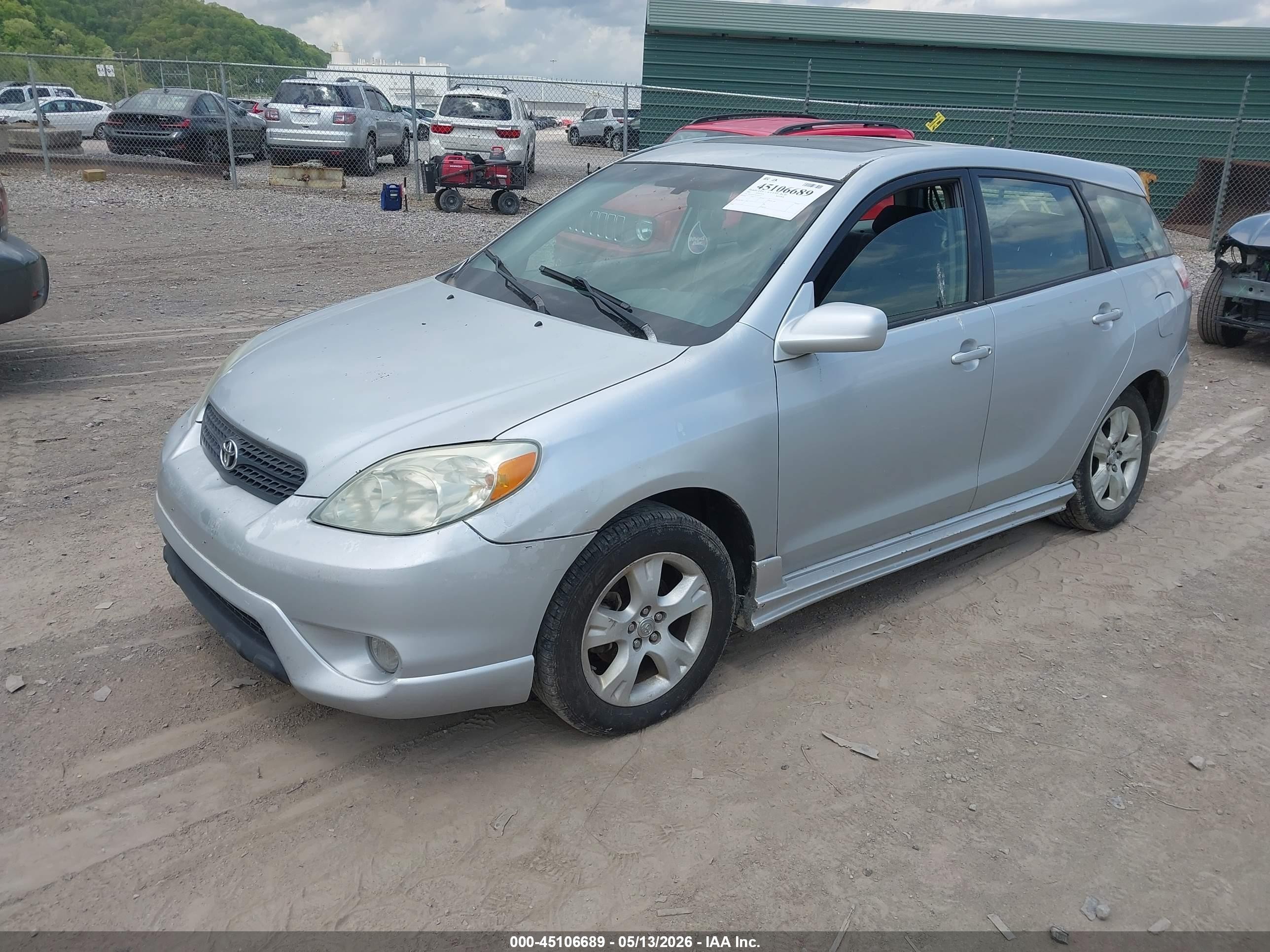 2006 Toyota Matrix Xr Silver vin: 2T1LR32E76C555233