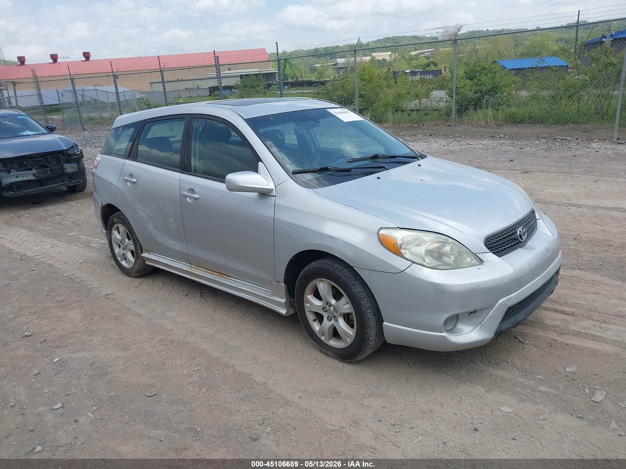 2006 Toyota Matrix Xr Silver vin: 2T1LR32E76C555233