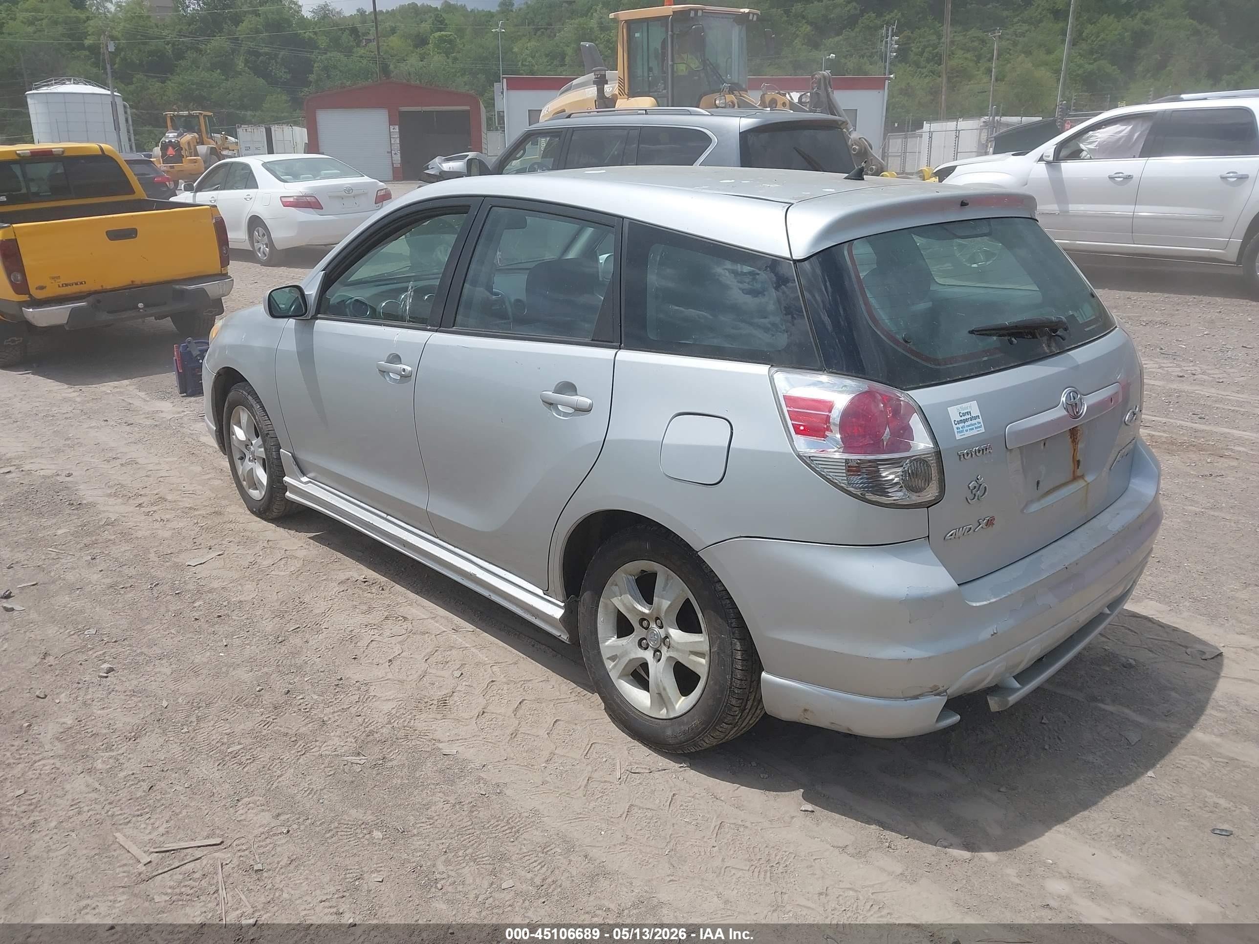 2006 Toyota Matrix Xr Silver vin: 2T1LR32E76C555233