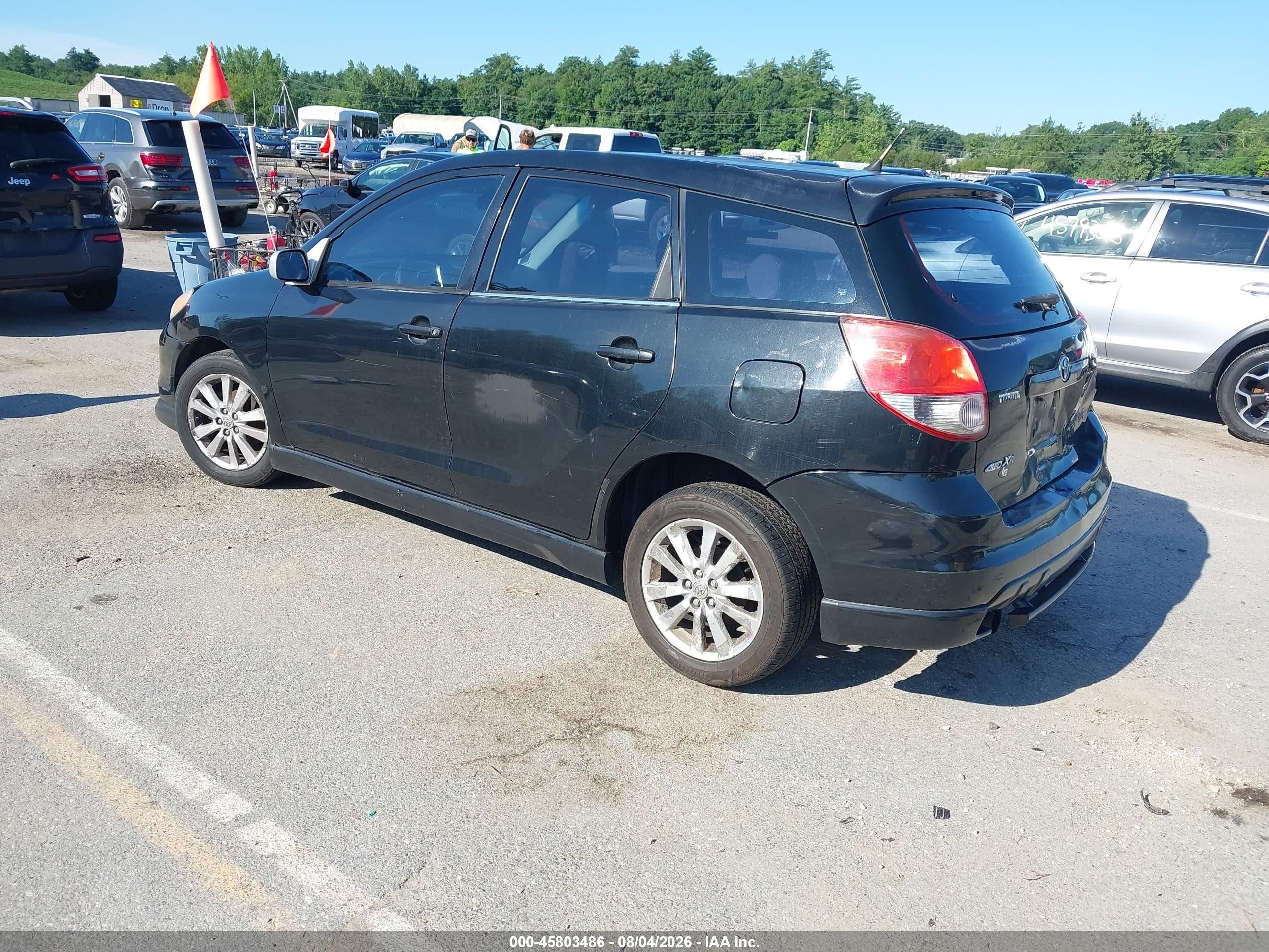 2003 Toyota Matrix Xr Black vin: 2T1LR32E83C048241
