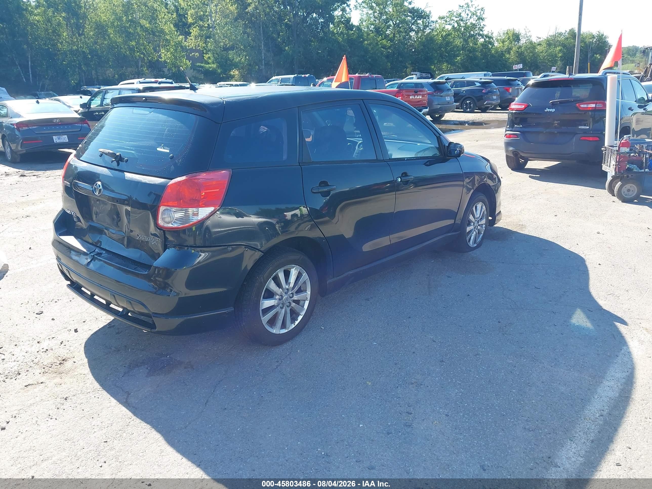 2003 Toyota Matrix Xr Black vin: 2T1LR32E83C048241
