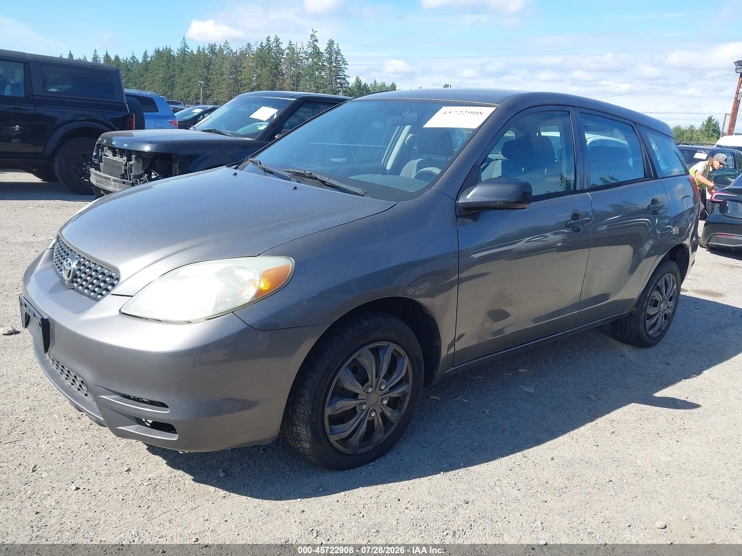 2004 Toyota Matrix Standard Silver vin: 2T1LR32E84C198965