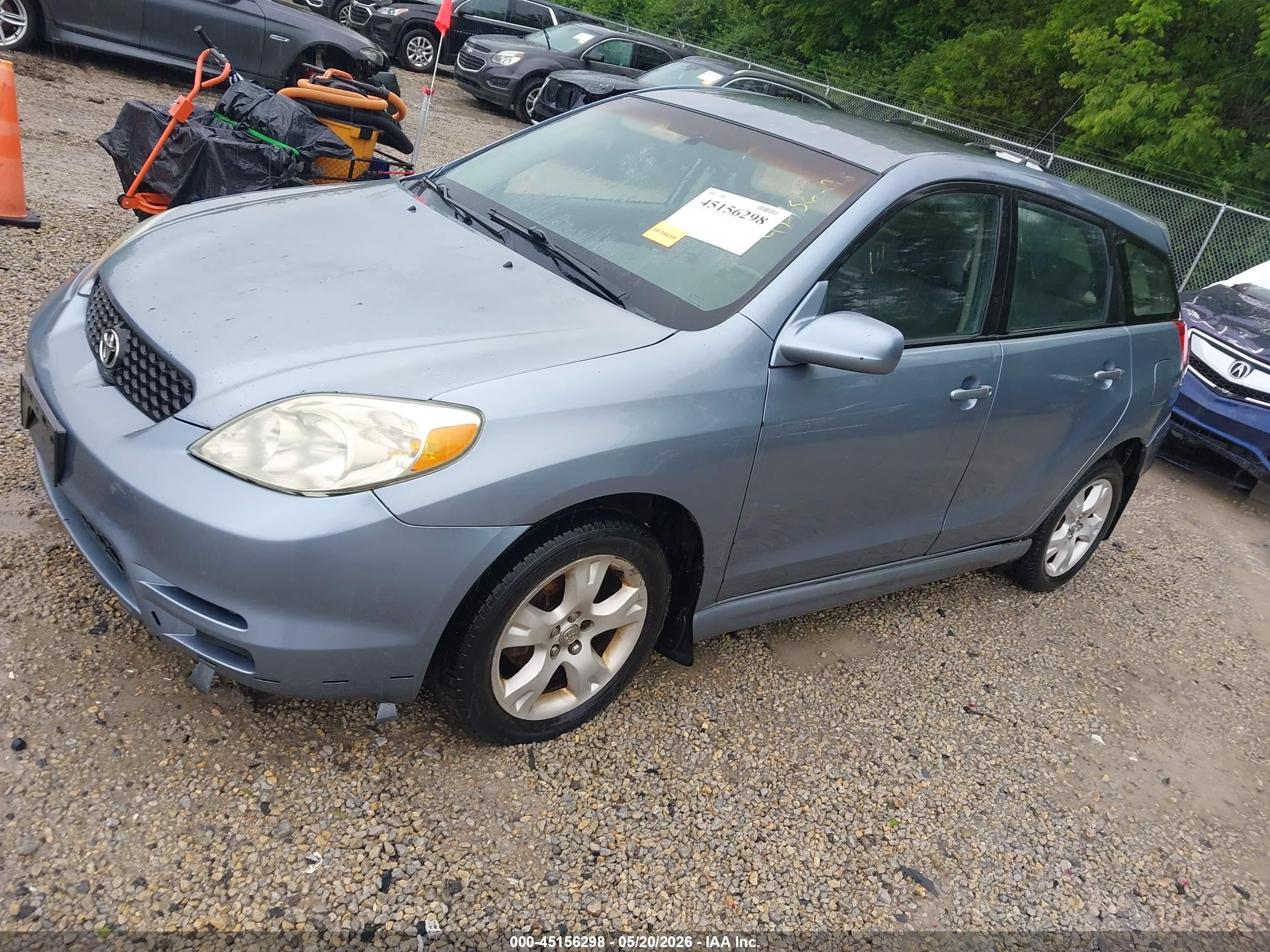 2004 Toyota Matrix Xr Blue vin: 2T1LR32E84C239692