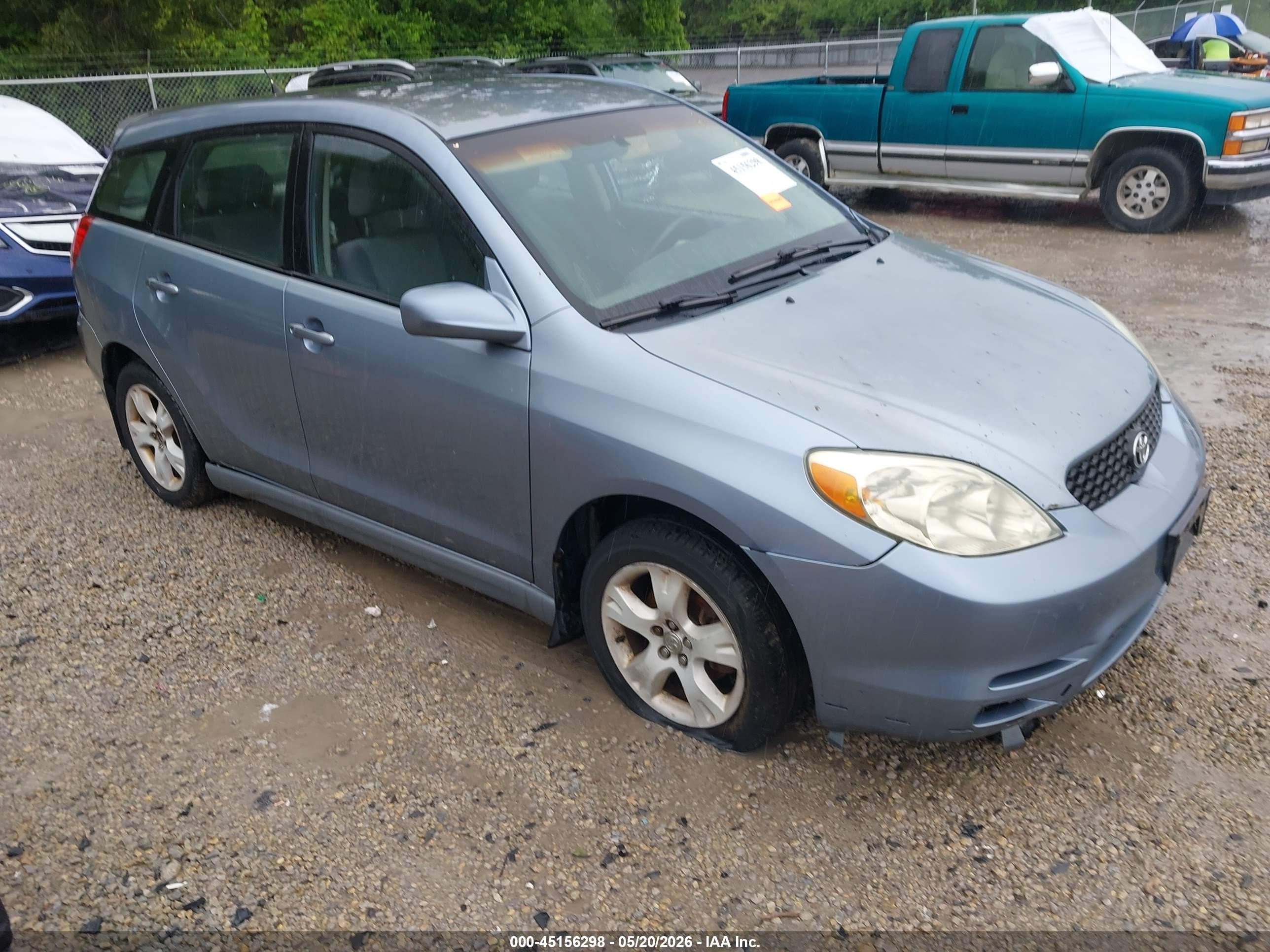 2004 Toyota Matrix Xr Blue vin: 2T1LR32E84C239692