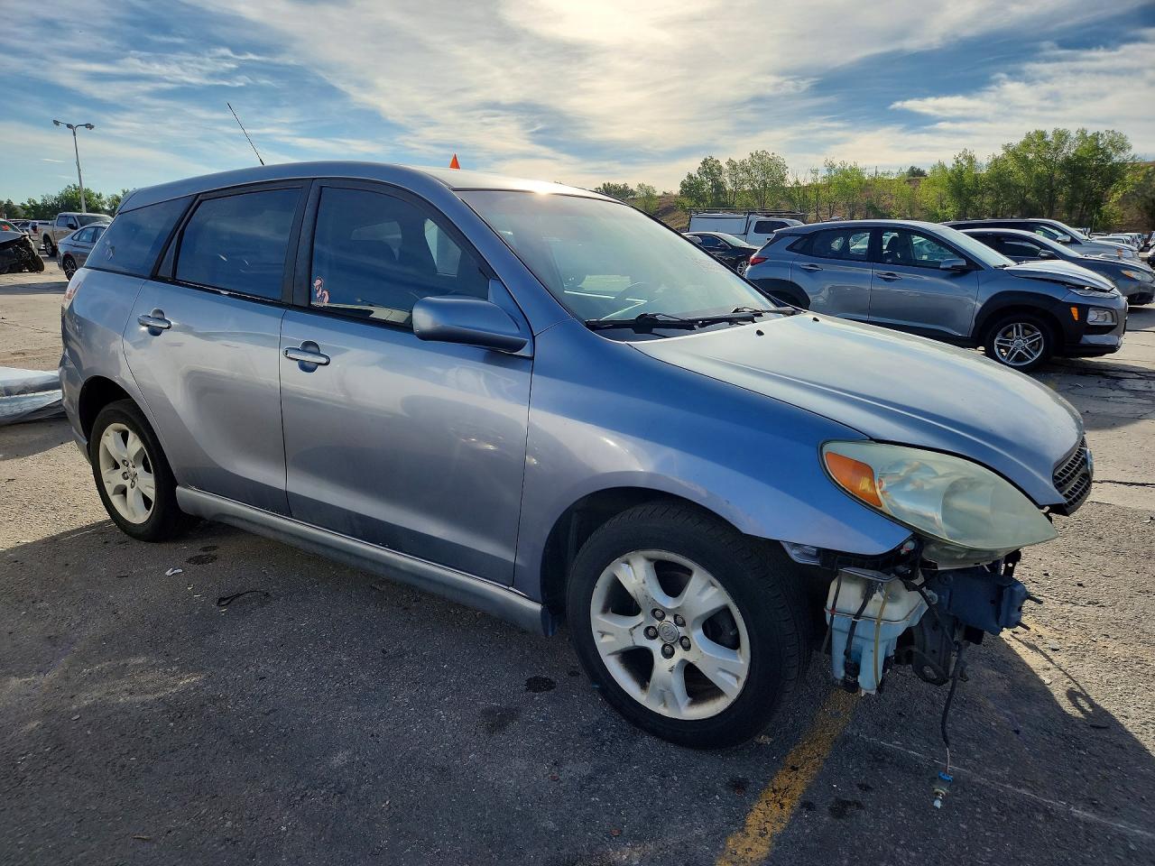 2005 Toyota Matrix Xr Blue vin: 2T1LR32E85C326980
