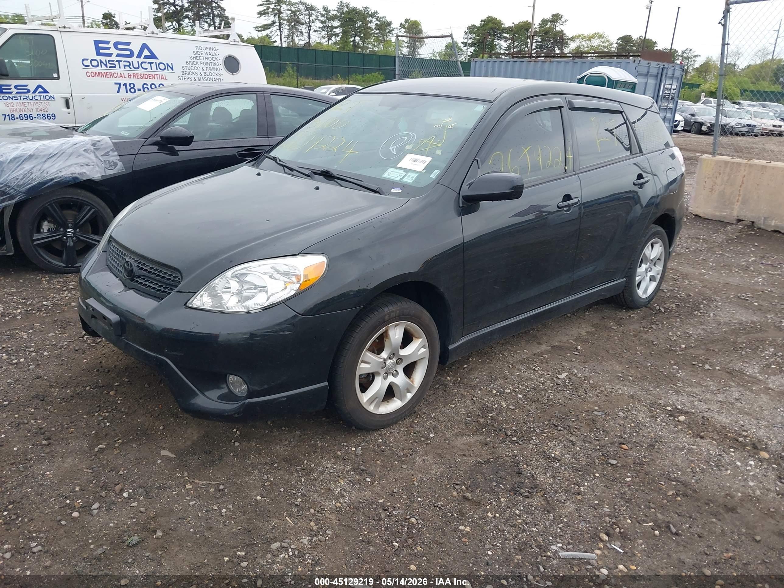 2006 Toyota Matrix Xr Черный vin: 2T1LR32E86C552969