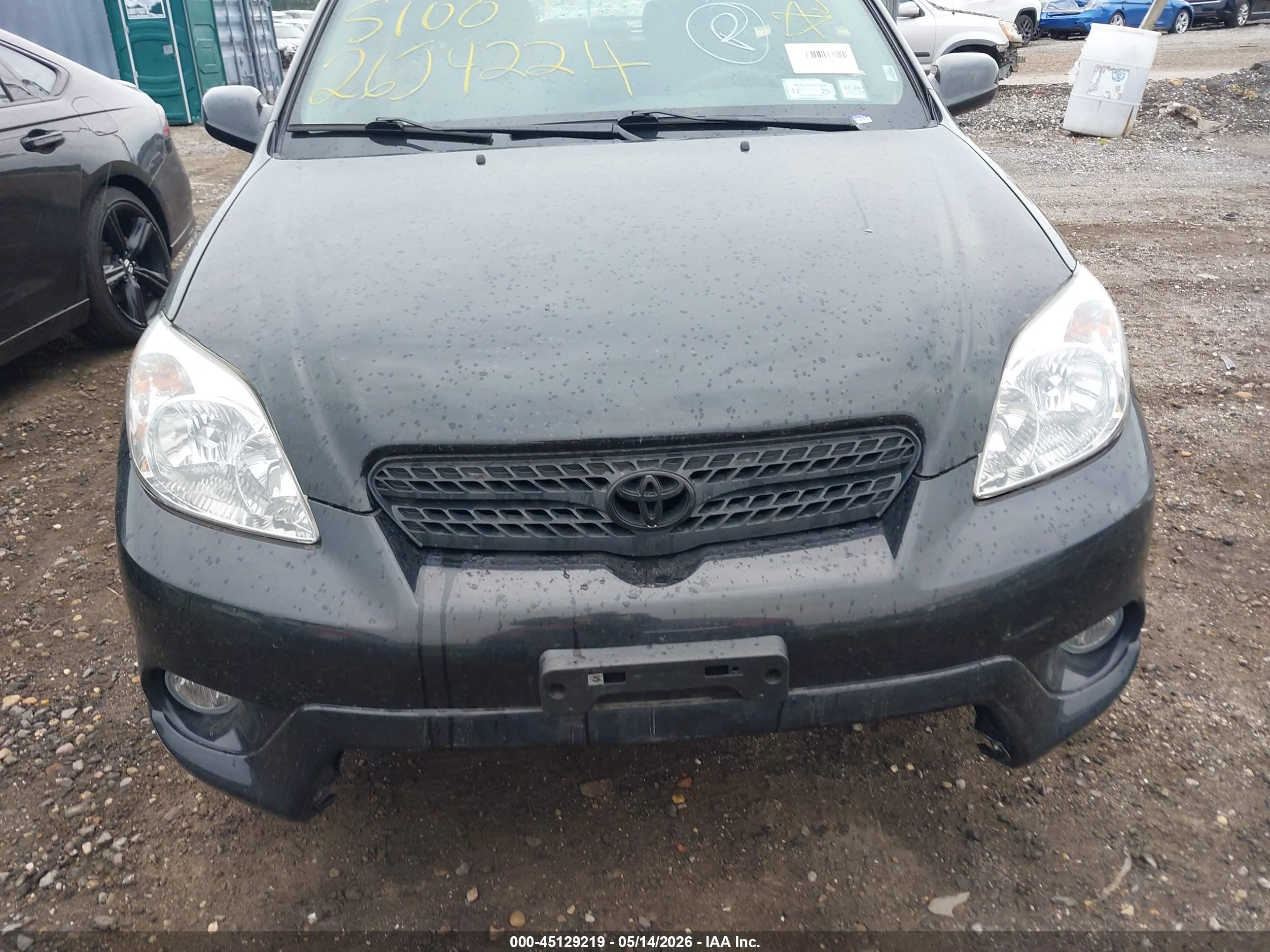 2006 Toyota Matrix Xr Черный vin: 2T1LR32E86C552969