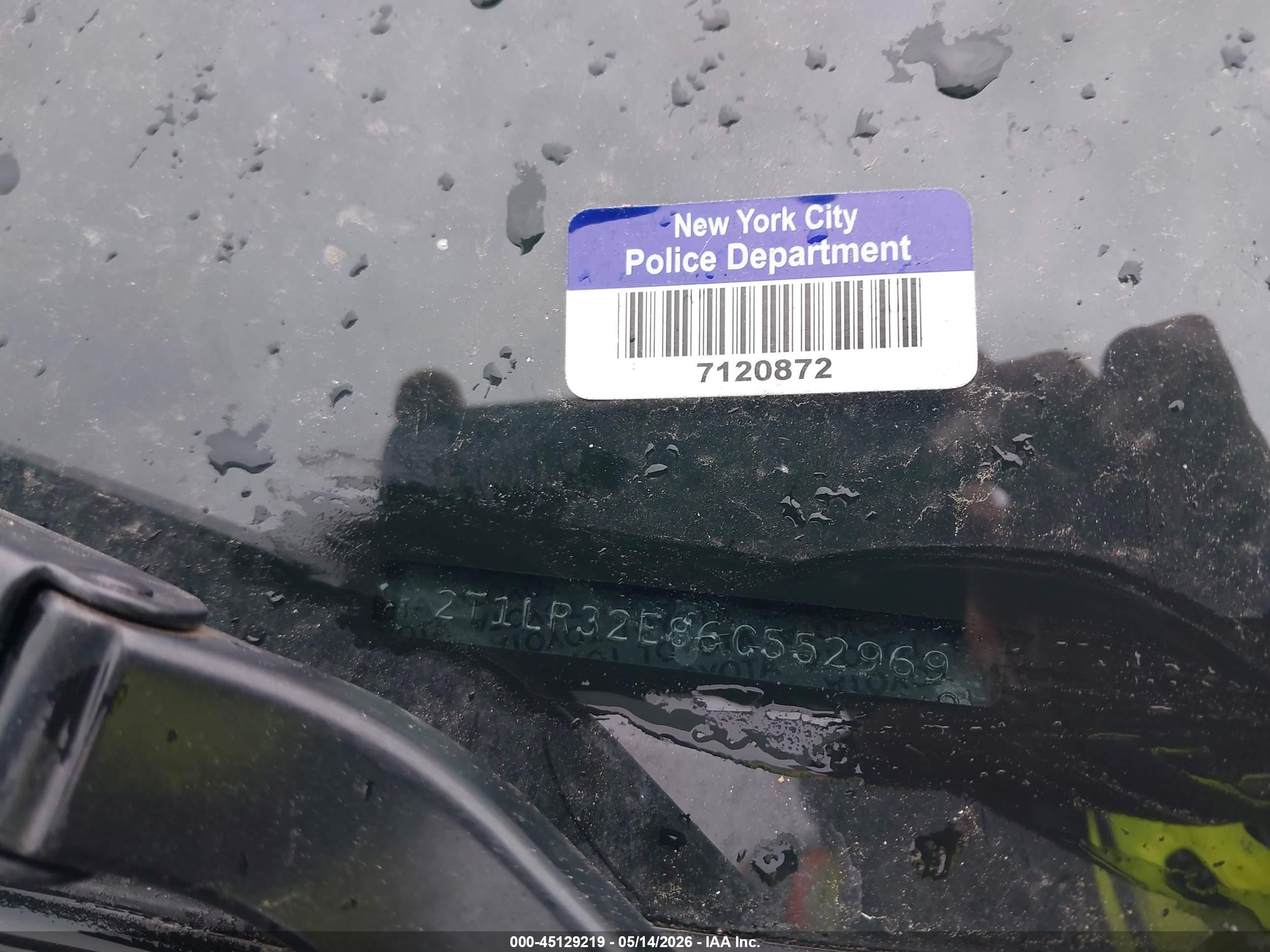 2006 Toyota Matrix Xr Черный vin: 2T1LR32E86C552969