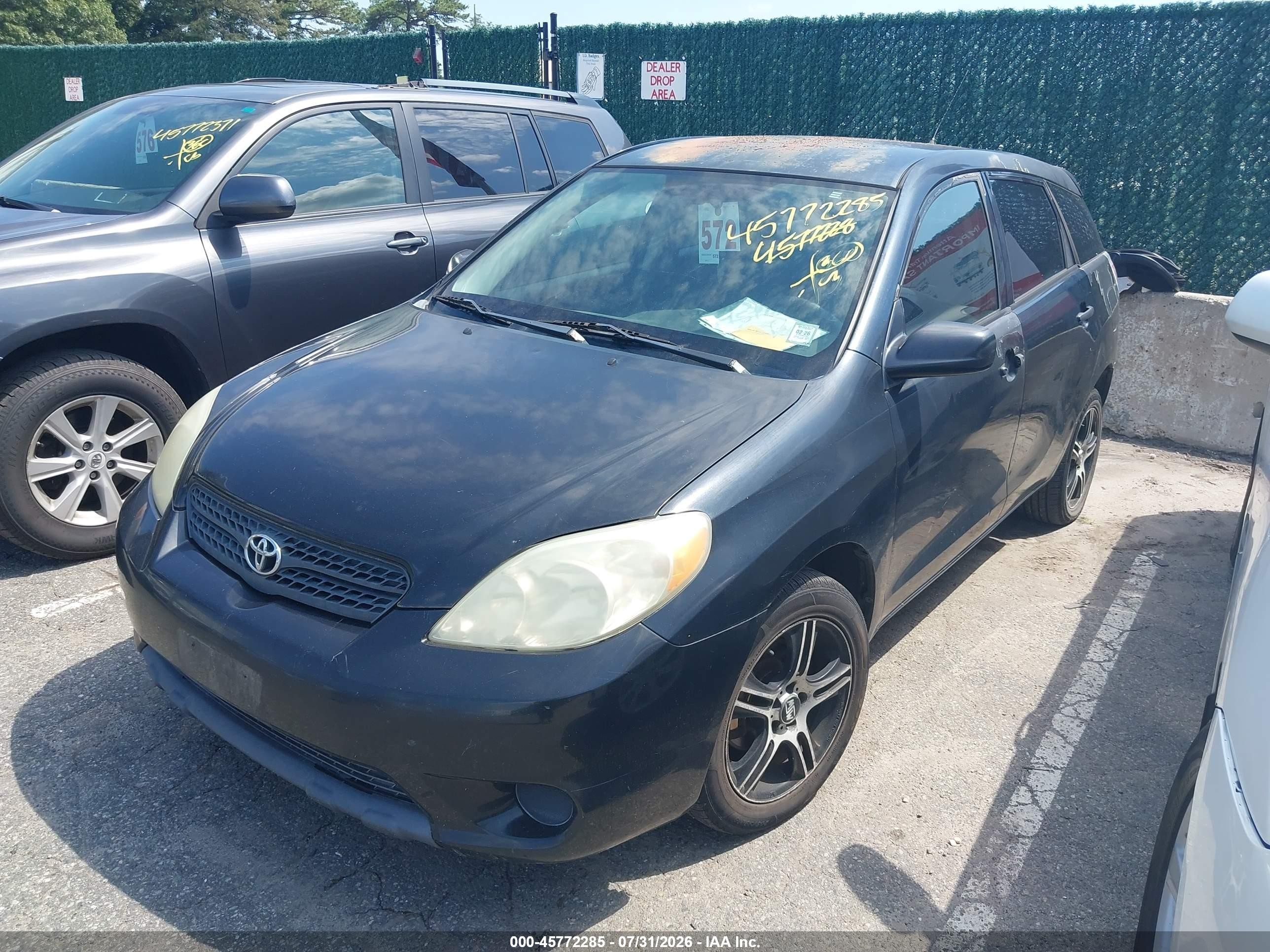 2006 Toyota Matrix   Черный vin: 2T1LR32E86C559971
