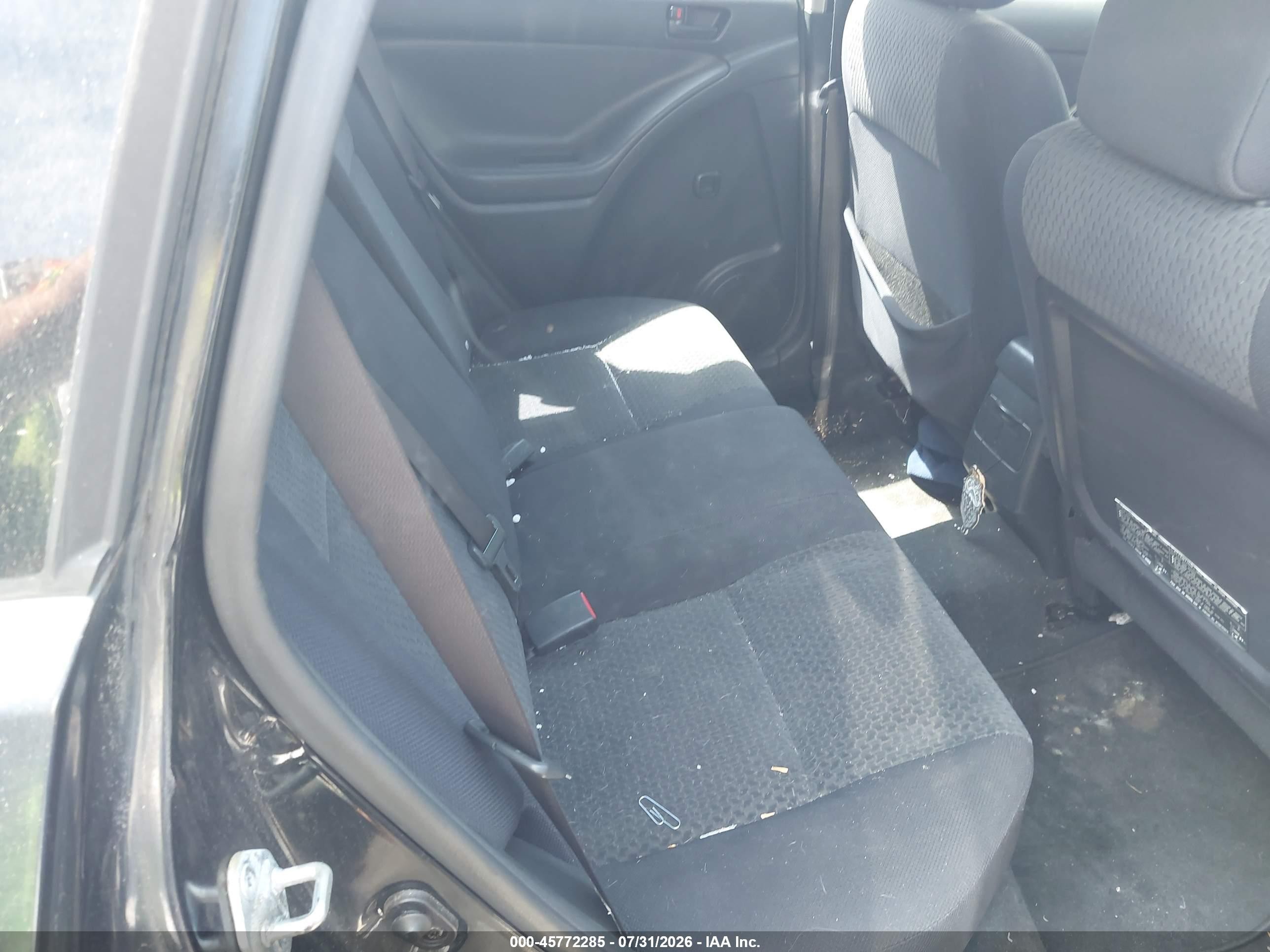 2006 Toyota Matrix   Черный vin: 2T1LR32E86C559971