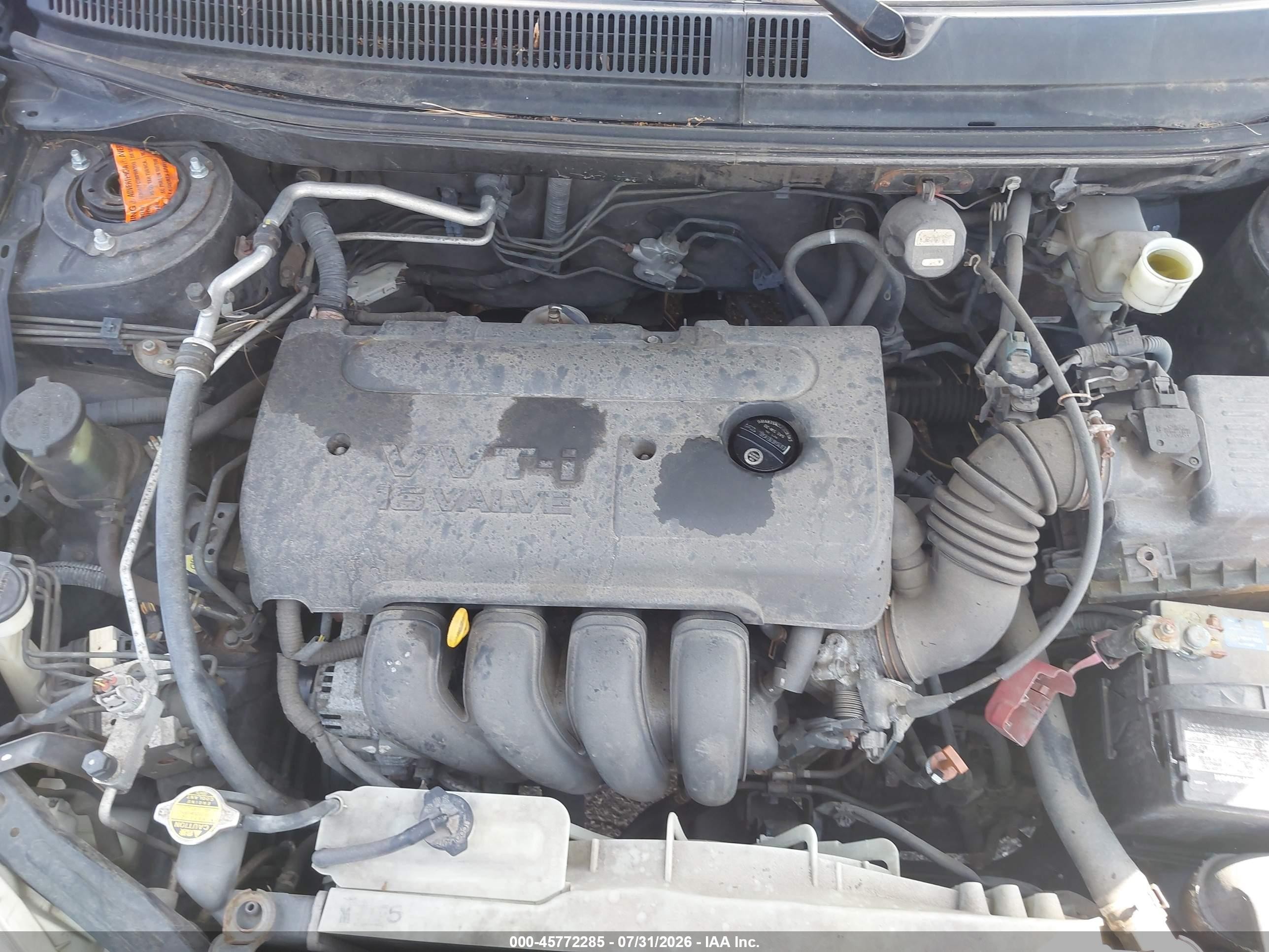 2006 Toyota Matrix   Черный vin: 2T1LR32E86C559971