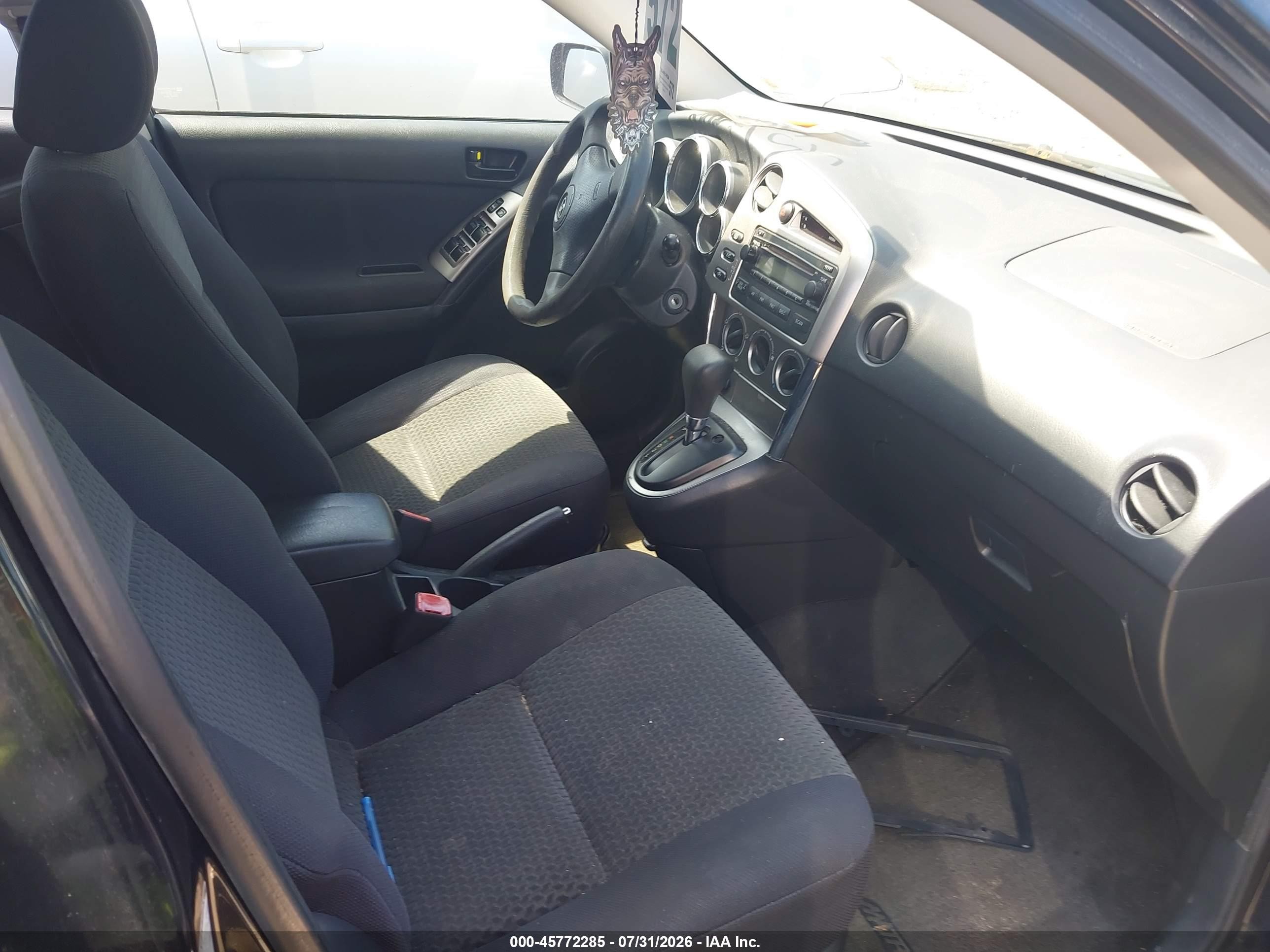 2006 Toyota Matrix   Черный vin: 2T1LR32E86C559971