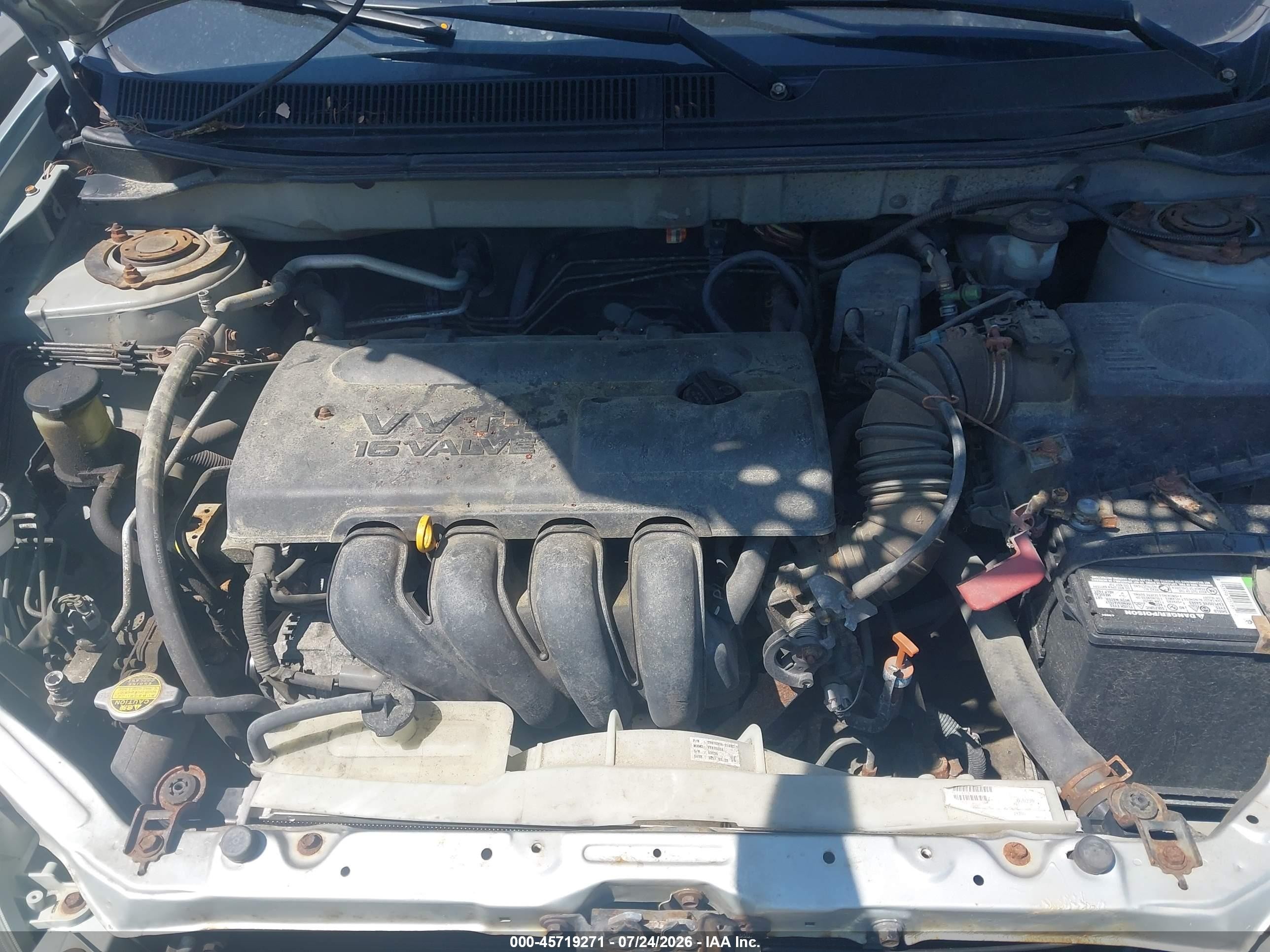 2003 Toyota Matrix Xr Серебряный vin: 2T1LR32EX3C061718