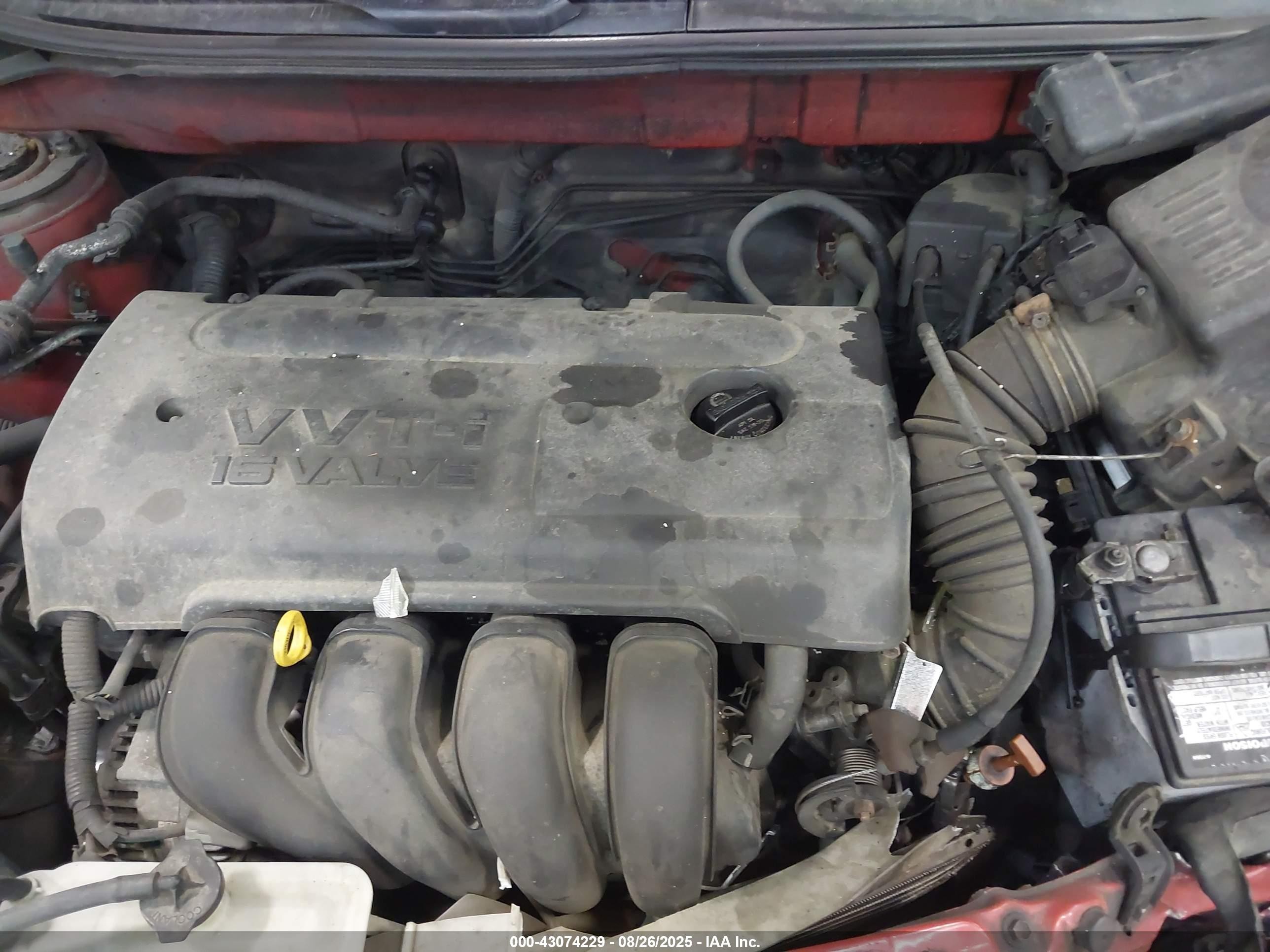 2005 Toyota Matrix Xr Red vin: 2T1LR32EX5C342968