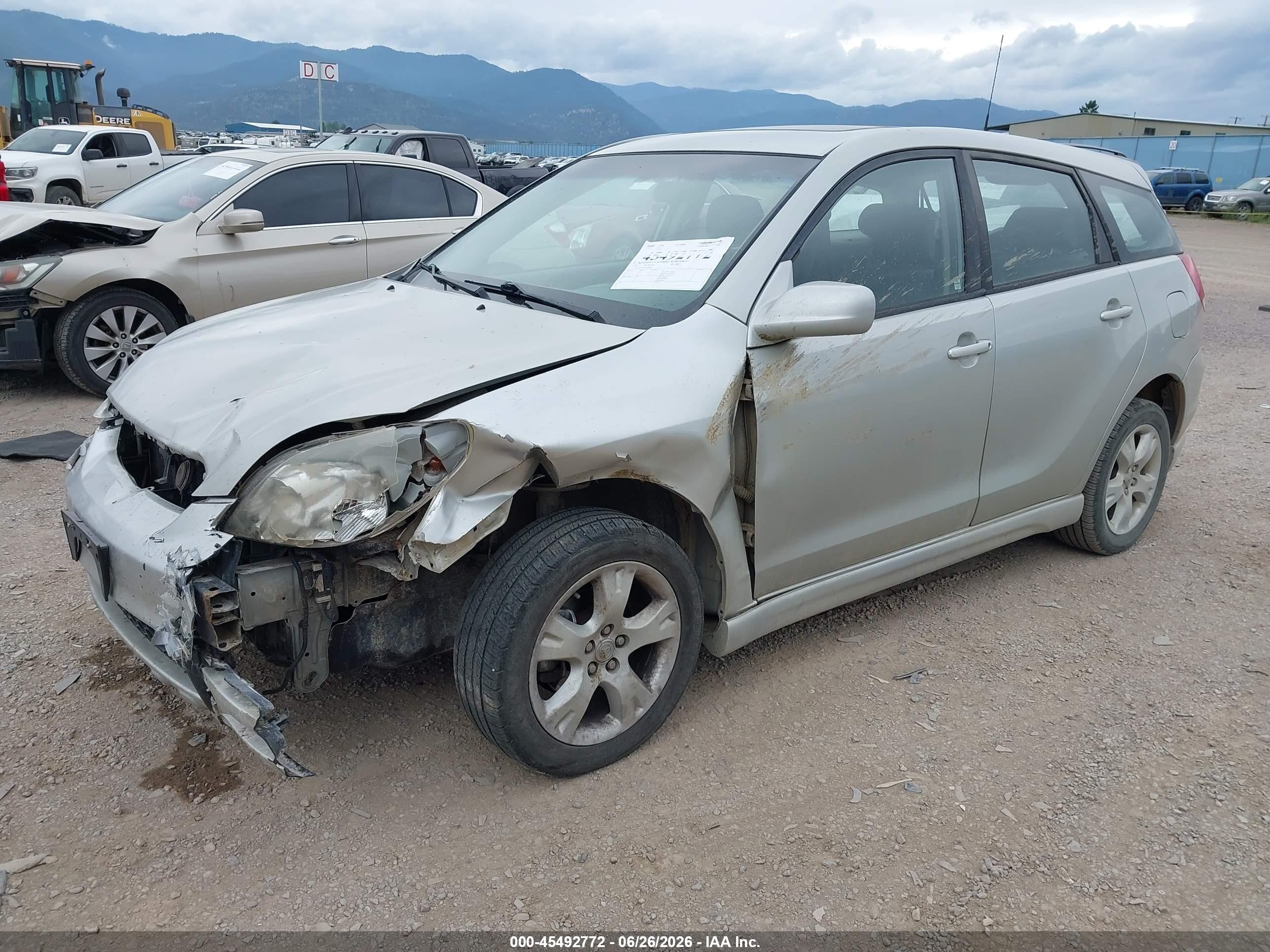 2003 Toyota Matrix Xr Silver vin: 2T1LR38E23C092002
