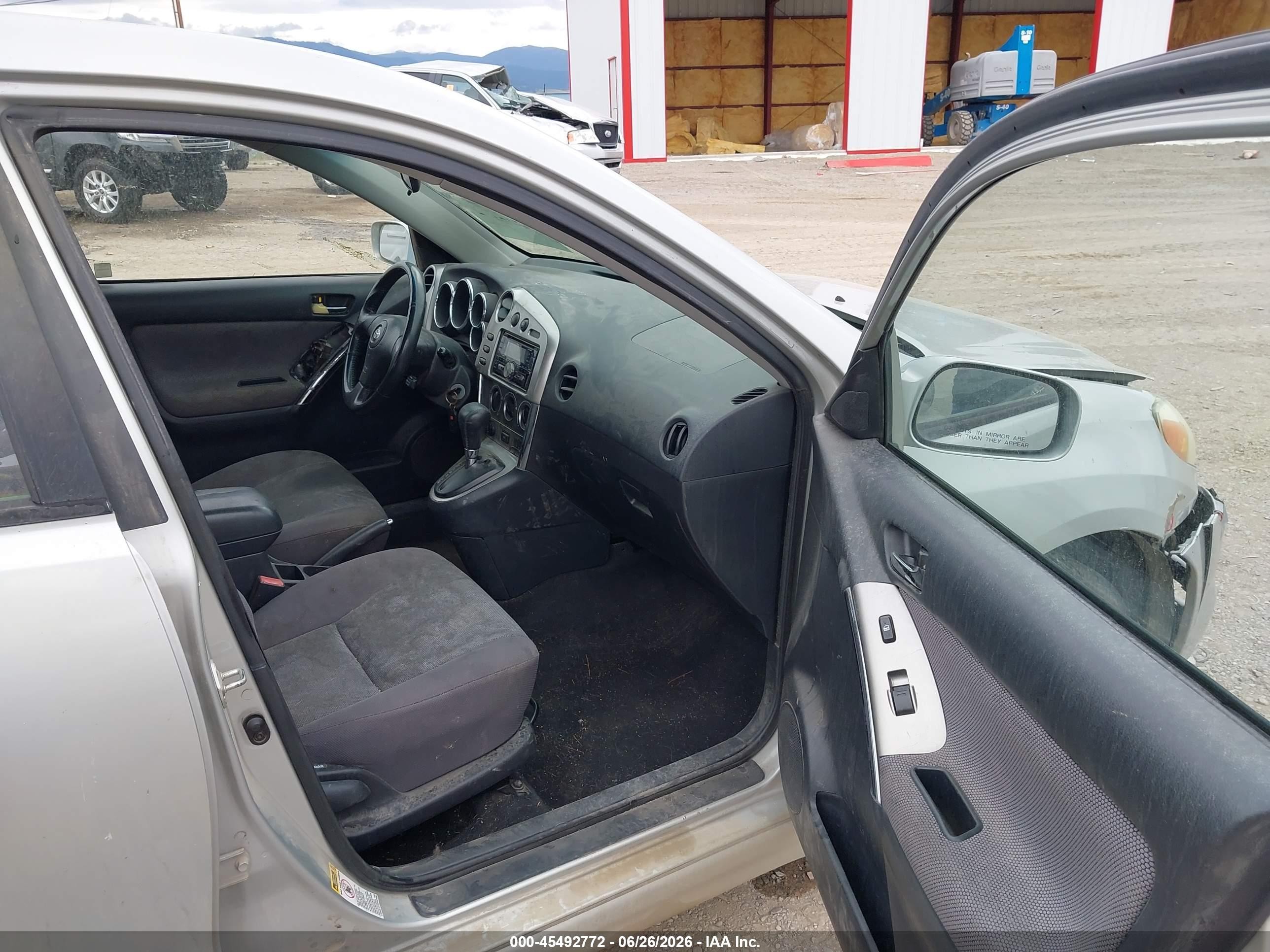 2003 Toyota Matrix Xr Silver vin: 2T1LR38E23C092002