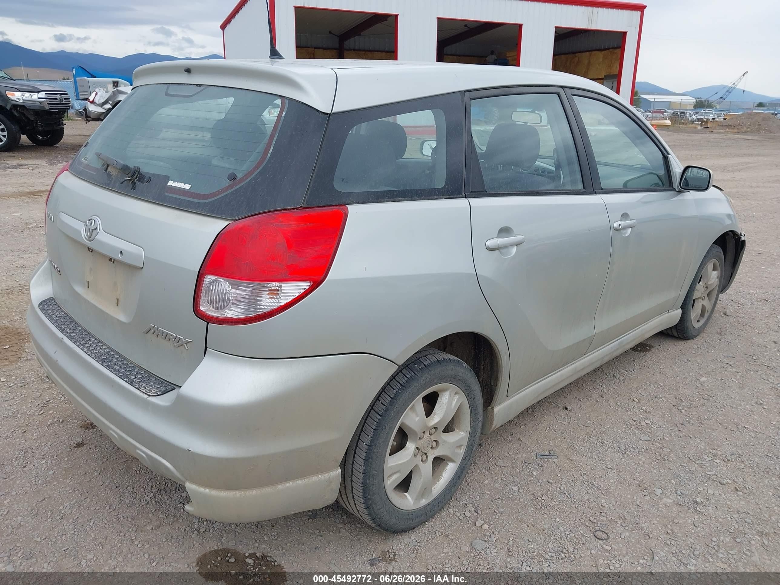2003 Toyota Matrix Xr Silver vin: 2T1LR38E23C092002