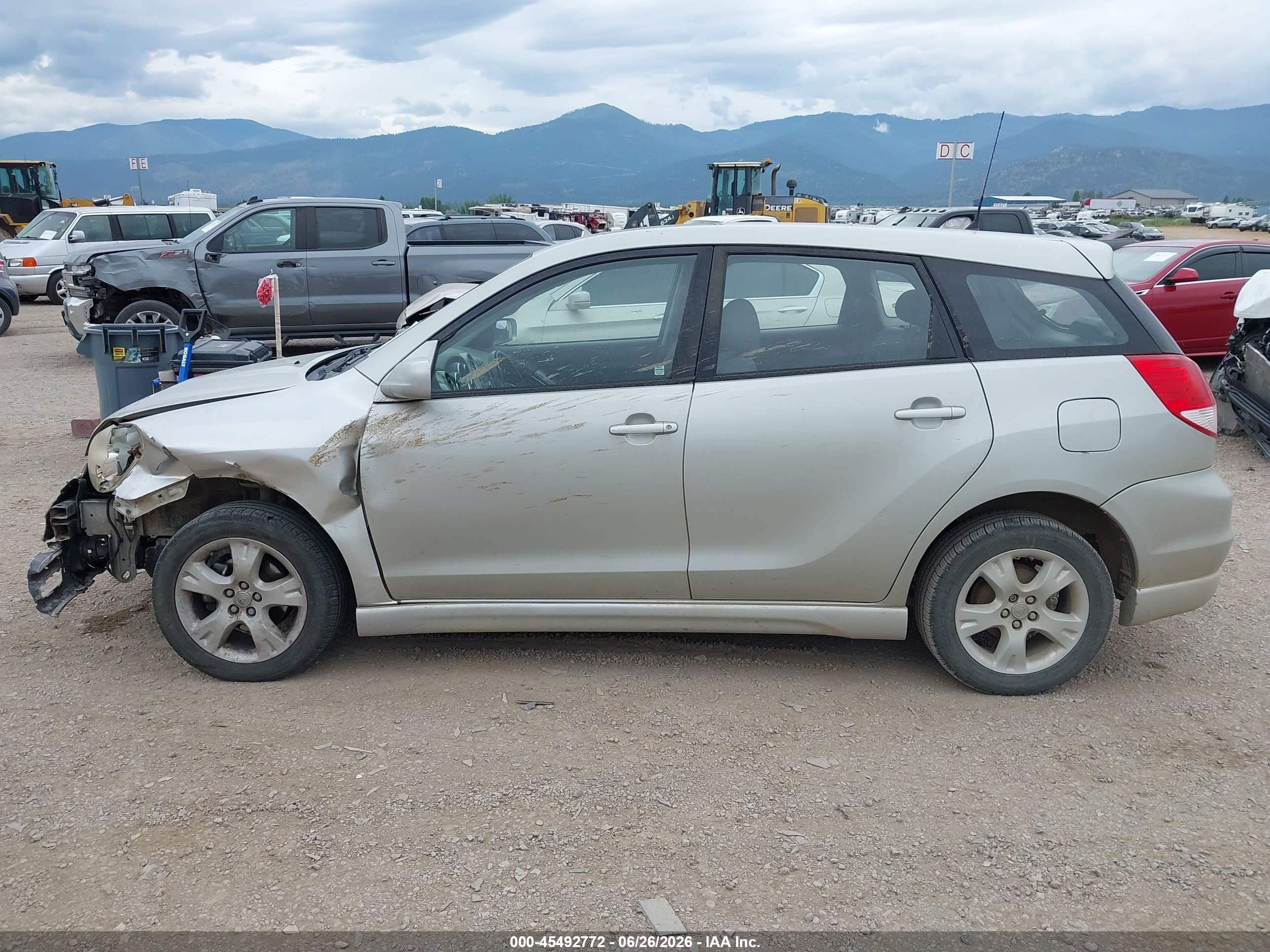 2003 Toyota Matrix Xr Silver vin: 2T1LR38E23C092002