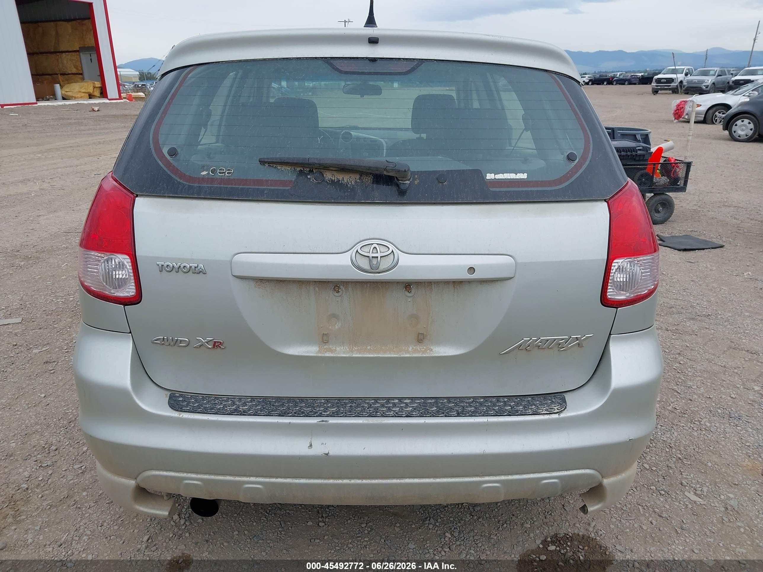 2003 Toyota Matrix Xr Silver vin: 2T1LR38E23C092002