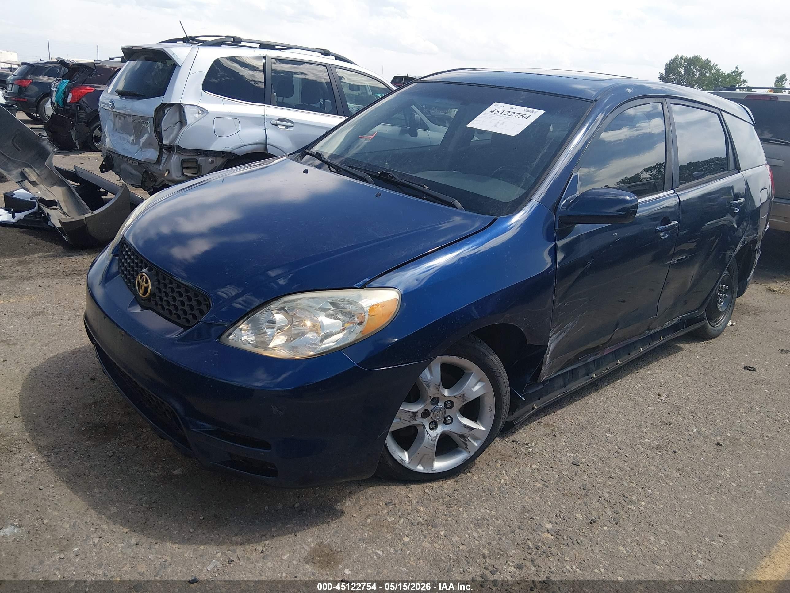 2003 Toyota Matrix Xr Blue vin: 2T1LR38E33C098133