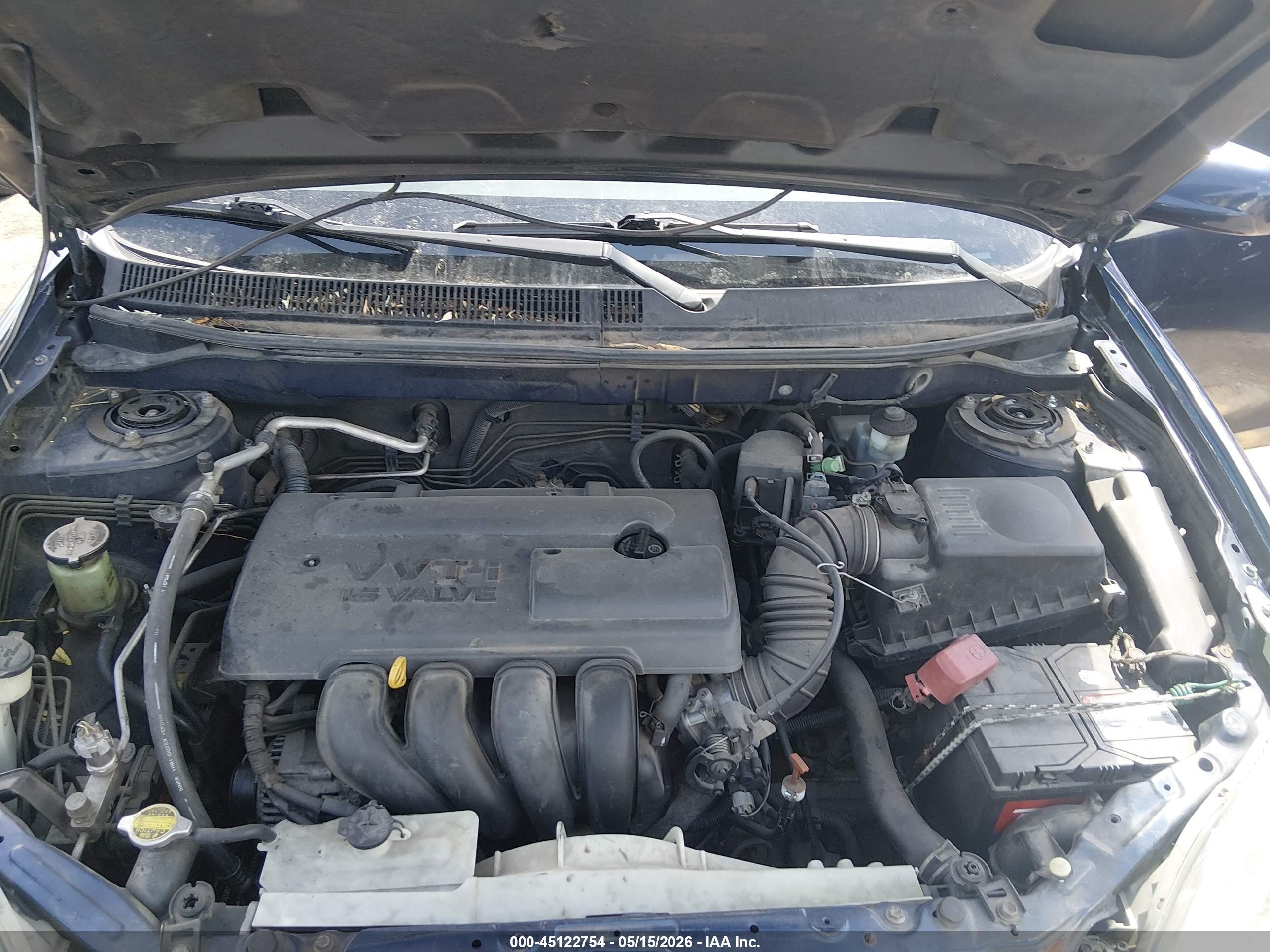 2003 Toyota Matrix Xr Blue vin: 2T1LR38E33C098133