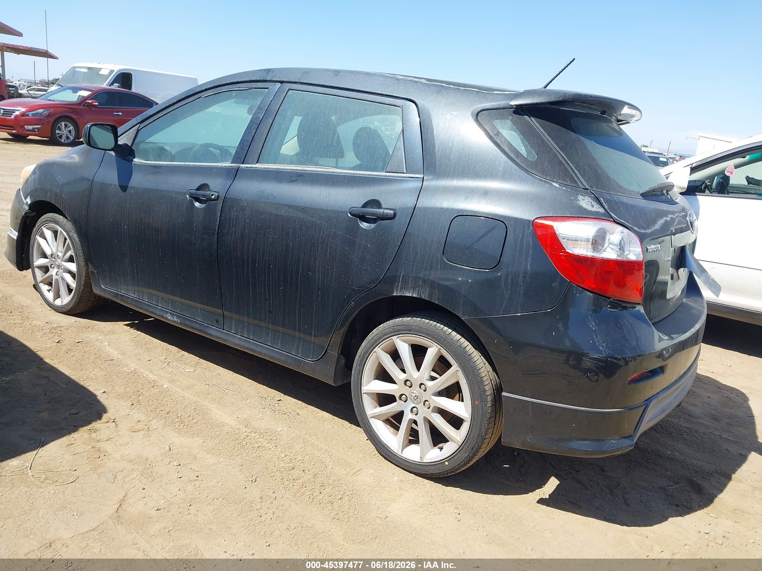 2010 Toyota Matrix Xrs Black vin: 2T1ME4EE1AC005942