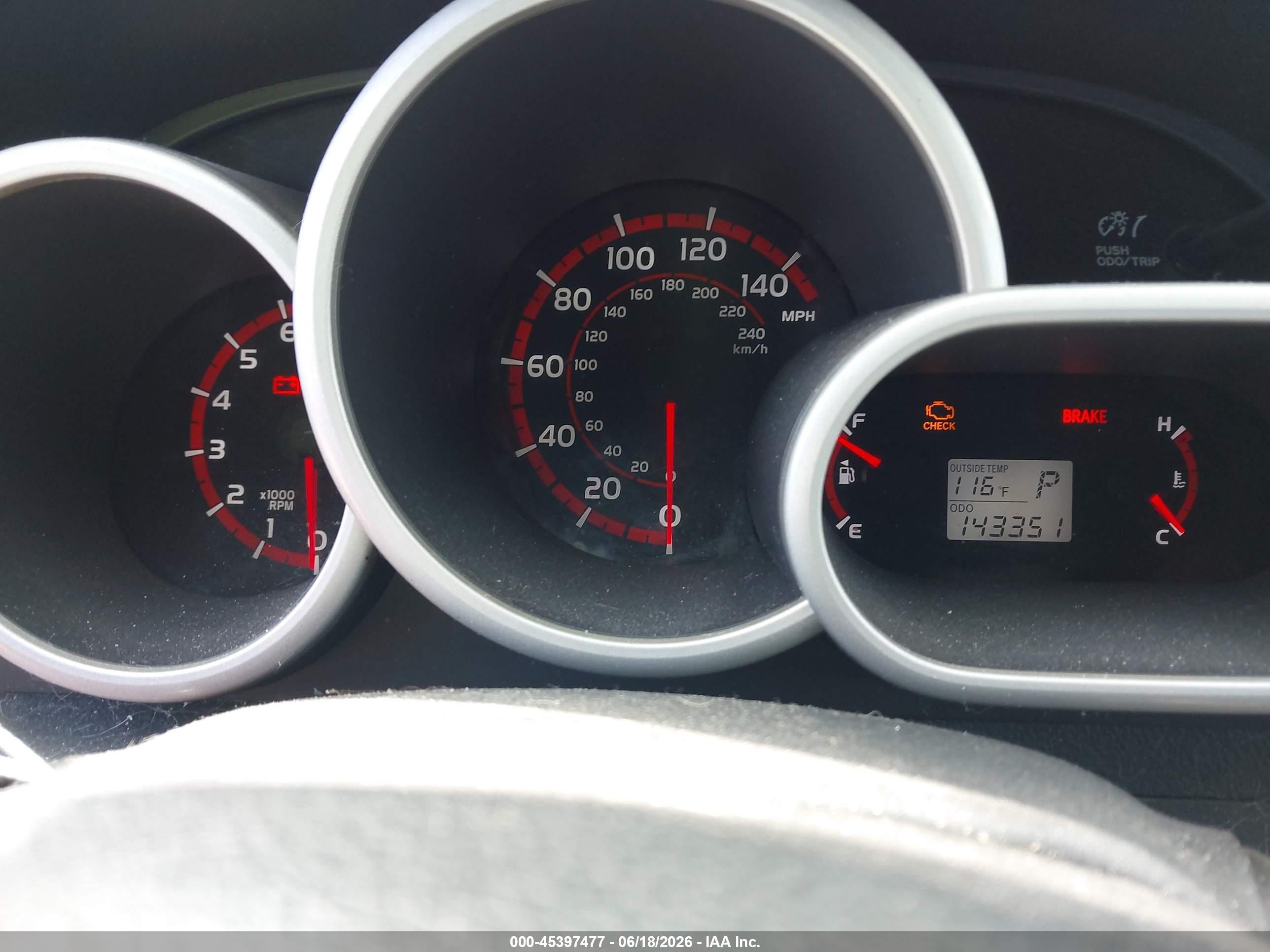 2010 Toyota Matrix Xrs Black vin: 2T1ME4EE1AC005942