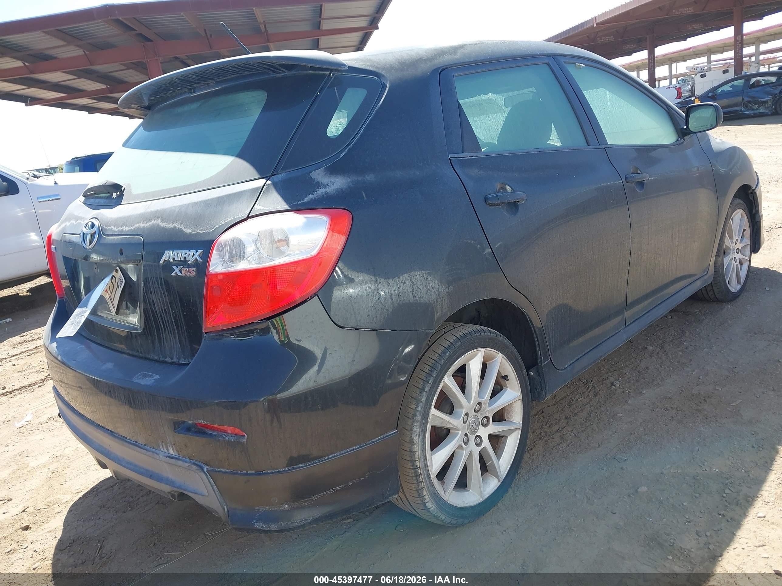 2010 Toyota Matrix Xrs Black vin: 2T1ME4EE1AC005942