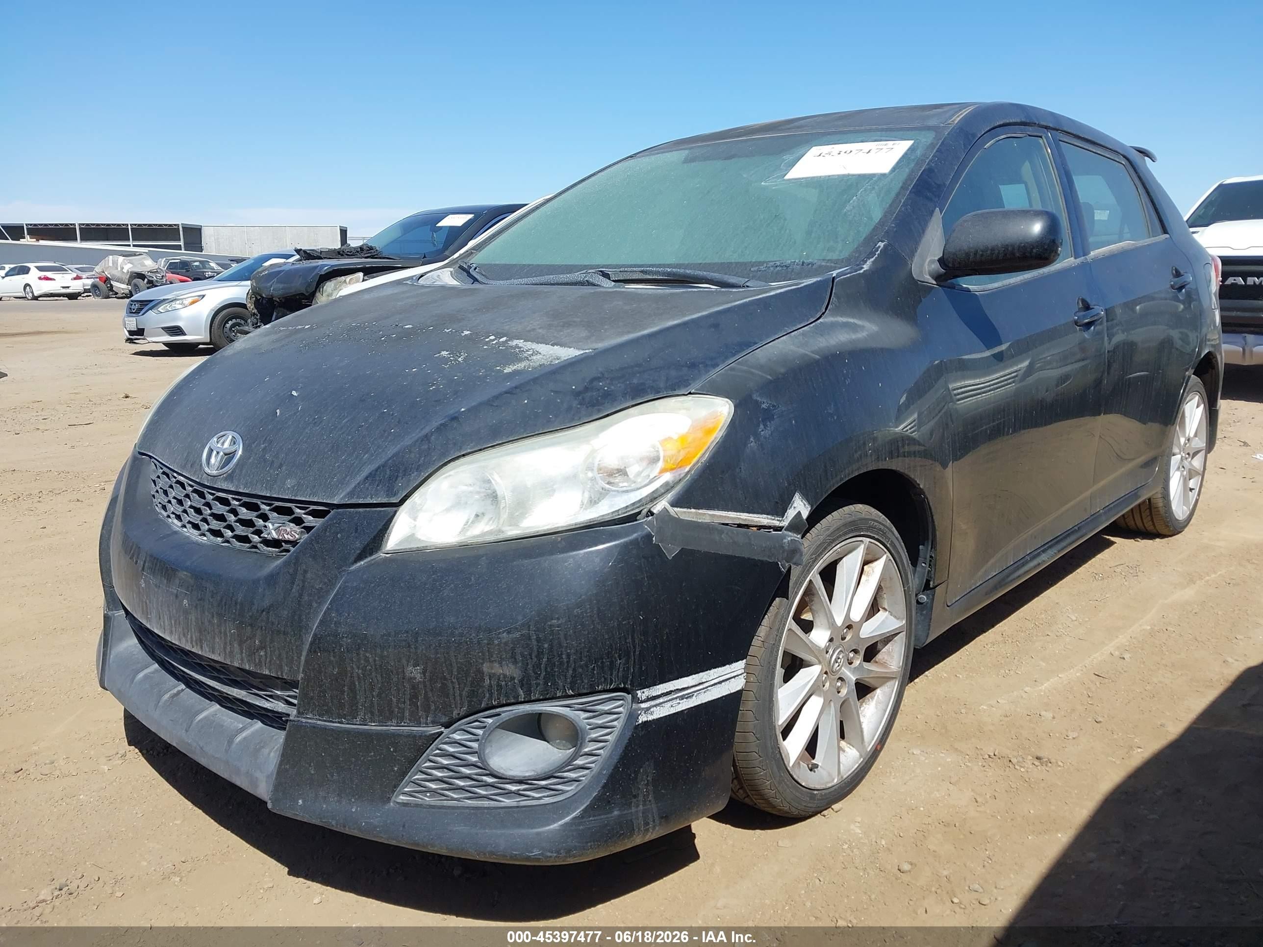 2010 Toyota Matrix Xrs Black vin: 2T1ME4EE1AC005942