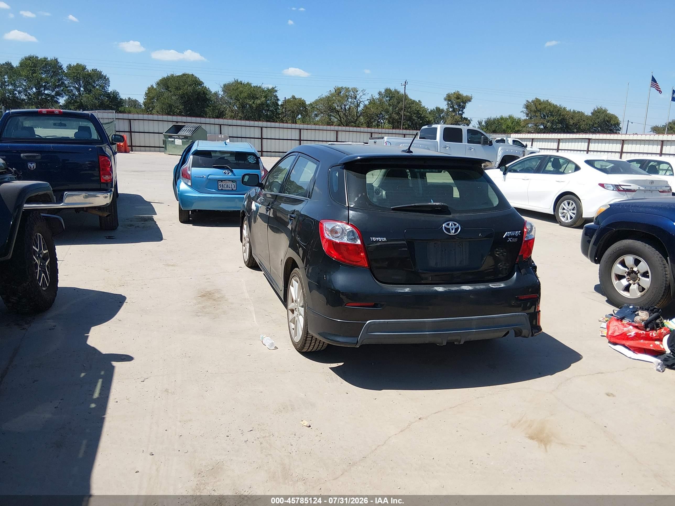 2010 Toyota Matrix Xrs Black vin: 2T1ME4EE7AC005959